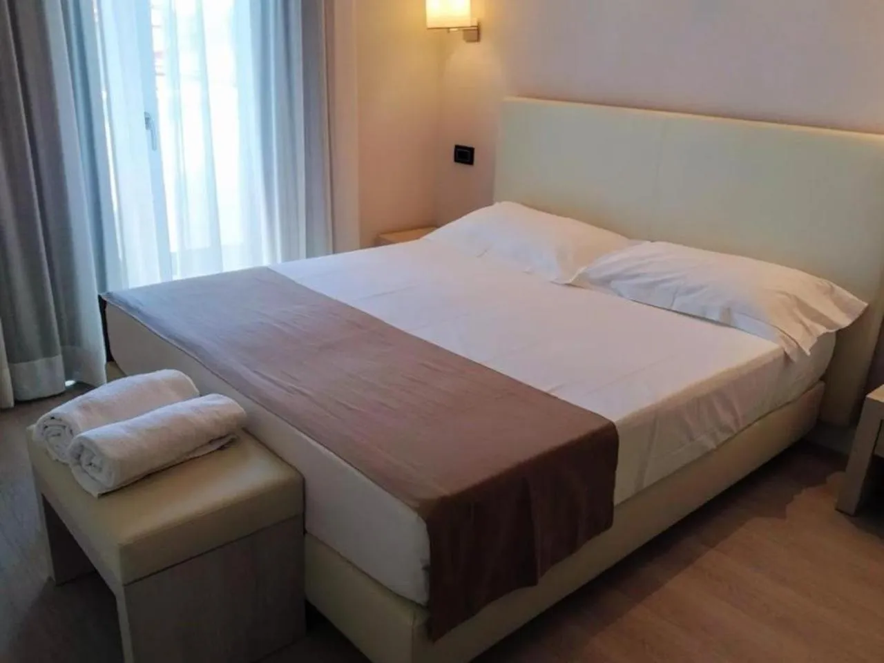 Bed in Hotel Villa Barsanti