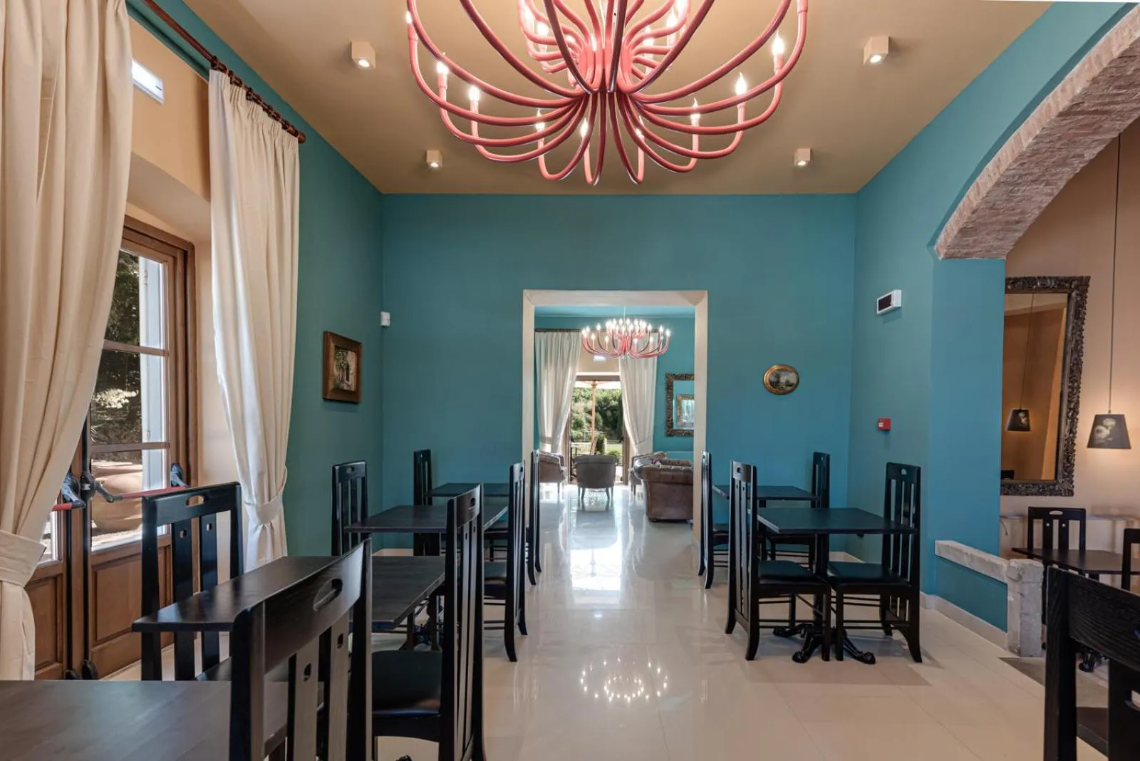 Lobby or reception in Villa Campomaggio Resort & SPA