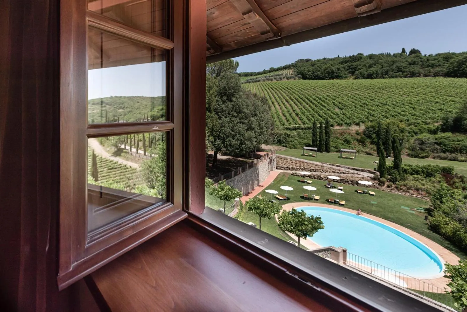 View (from property/room) in Villa Campomaggio Resort & SPA