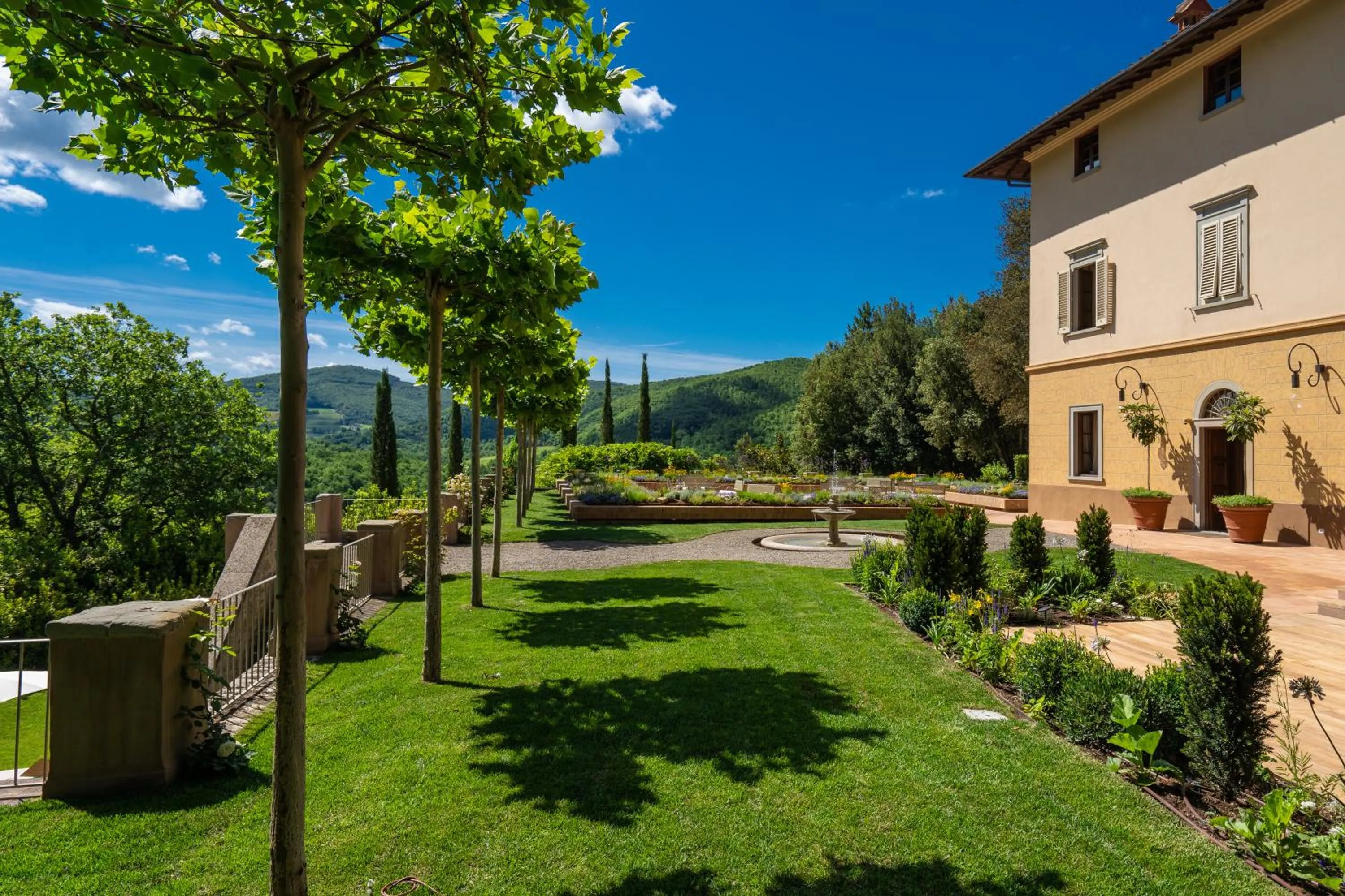 Garden in Villa Campomaggio Resort & SPA