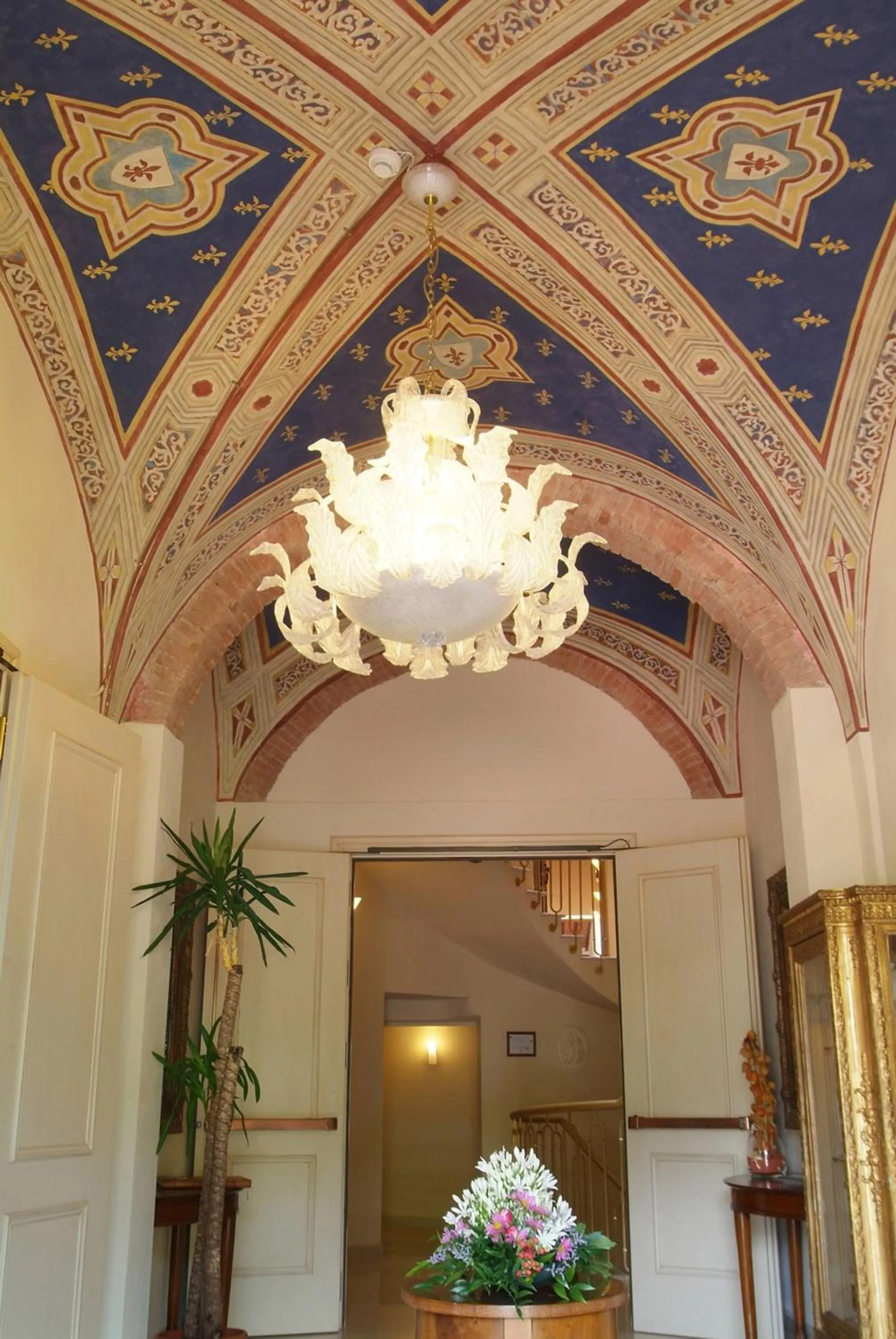 Lobby or reception in Villa Campomaggio Resort & SPA