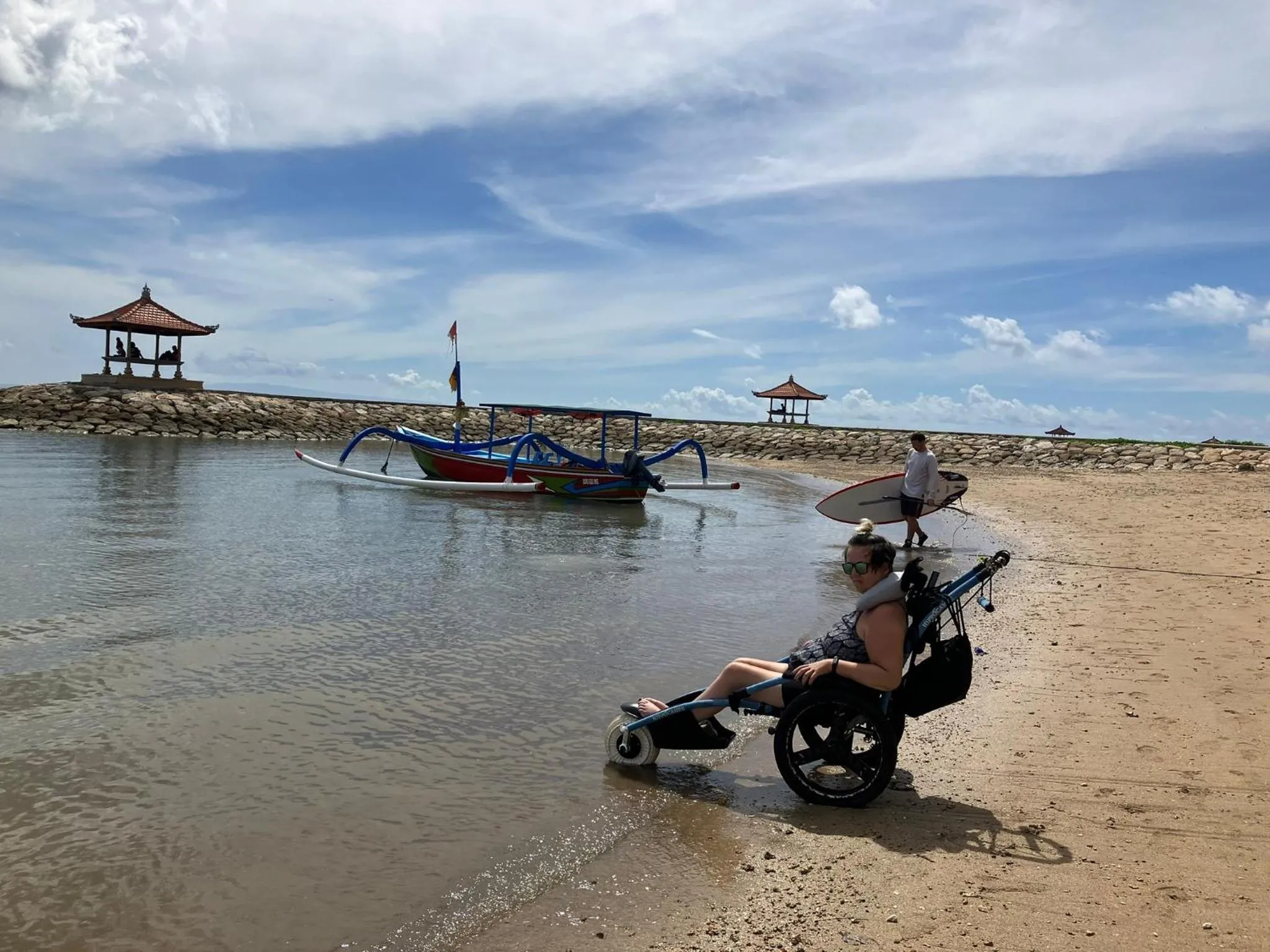 Beach in Accessible Villa G