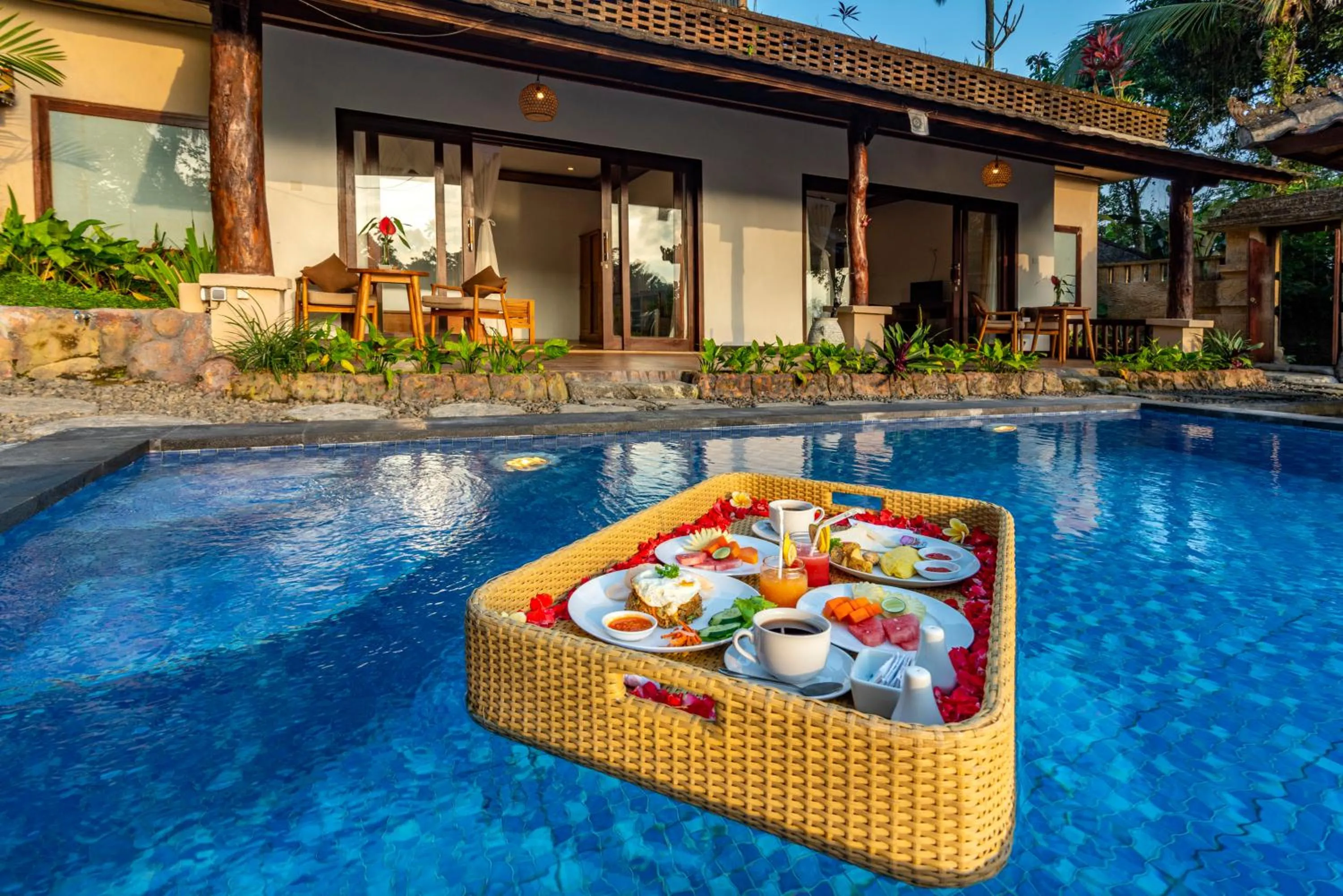 Breakfast in Bela's Vana Villa Ubud by Dhananjaya Hospitality