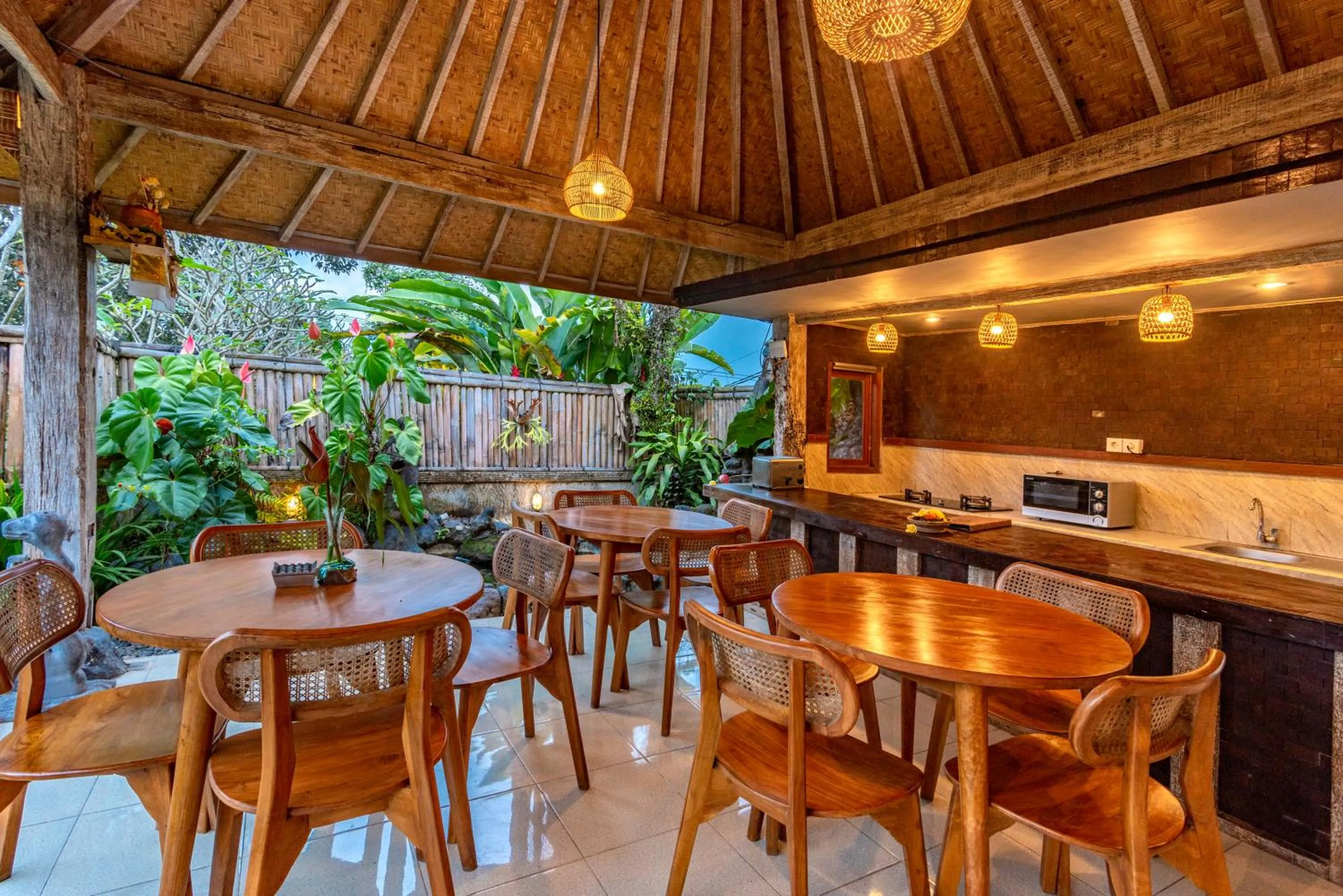 Restaurant/places to eat in Bela's Vana Villa Ubud by Dhananjaya Hospitality