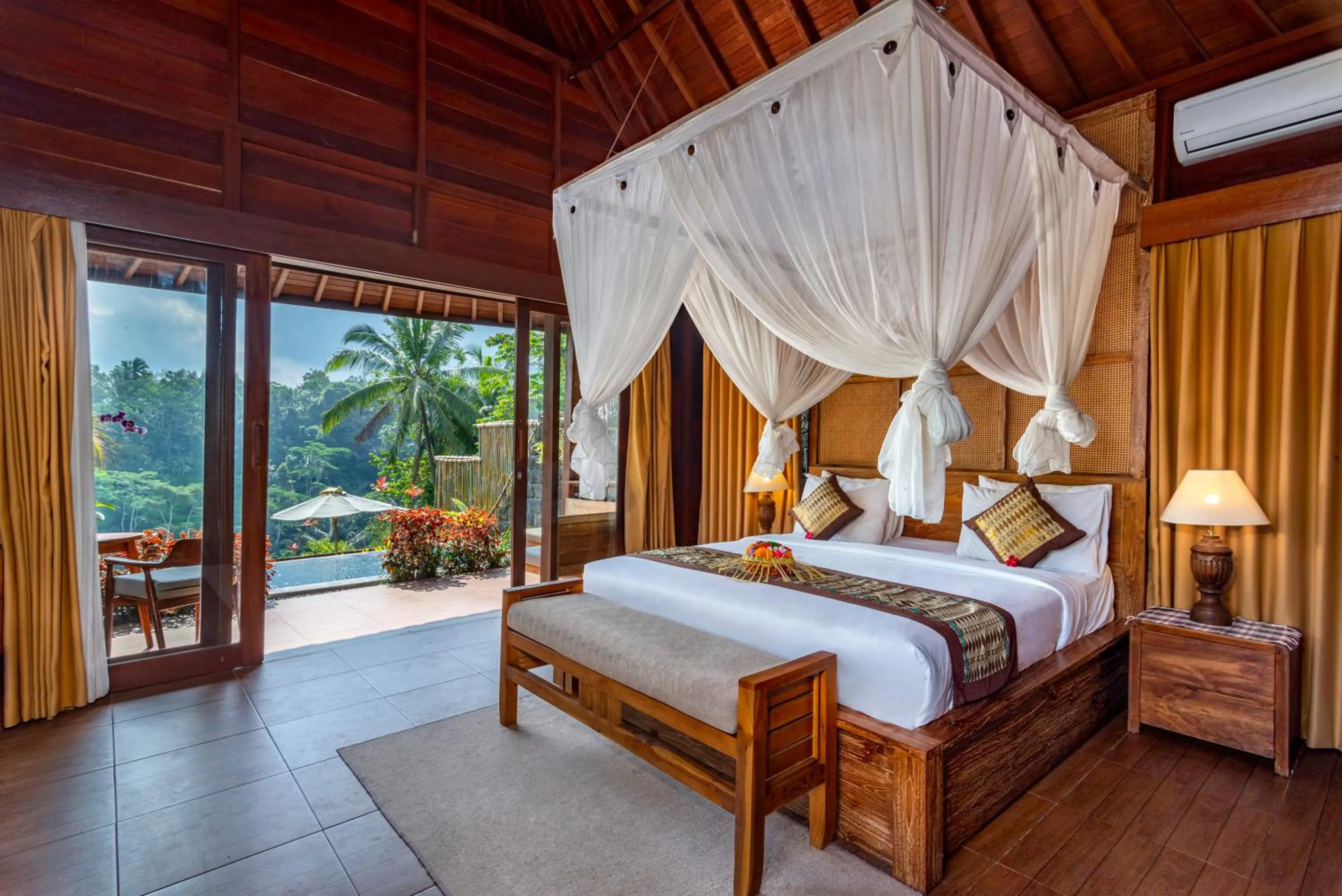 View (from property/room), Bed in Bela's Vana Villa Ubud by Dhananjaya Hospitality