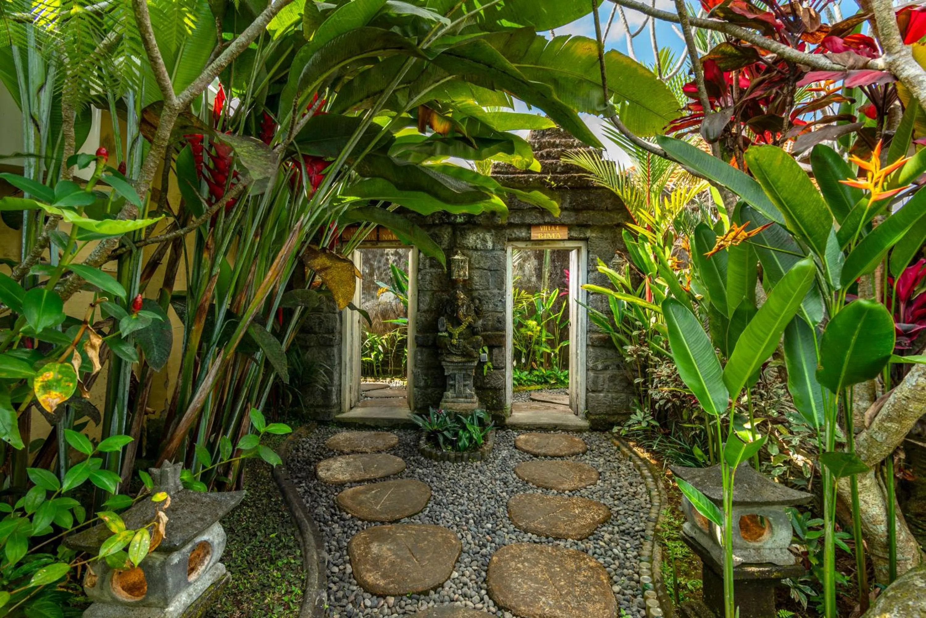 Garden in Bela's Vana Villa Ubud by Dhananjaya Hospitality