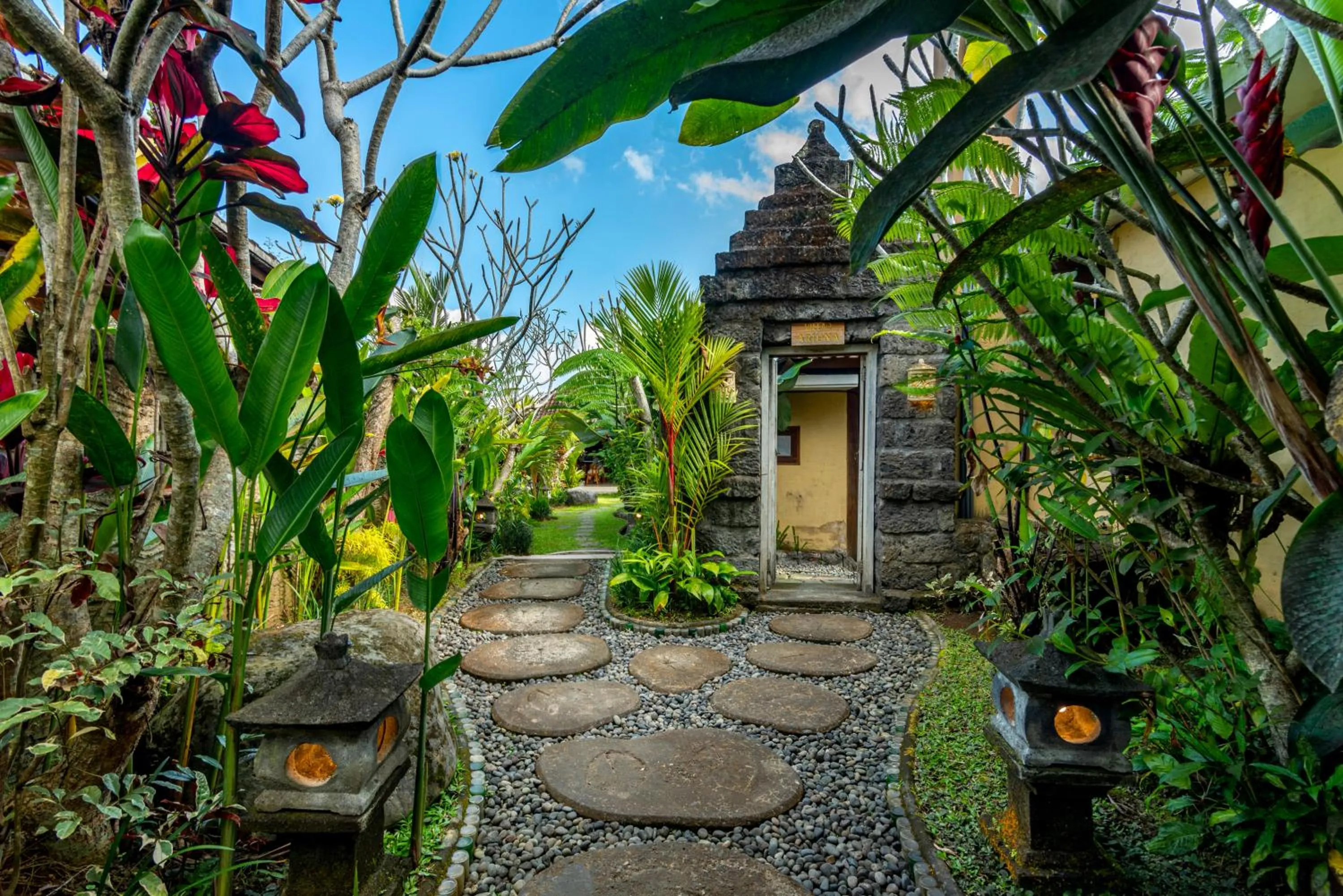 Garden in Bela's Vana Villa Ubud by Dhananjaya Hospitality