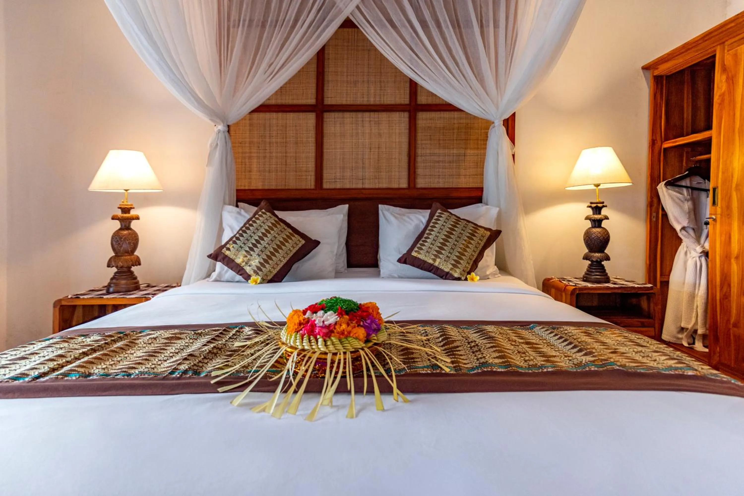 Bed in Bela's Vana Villa Ubud by Dhananjaya Hospitality