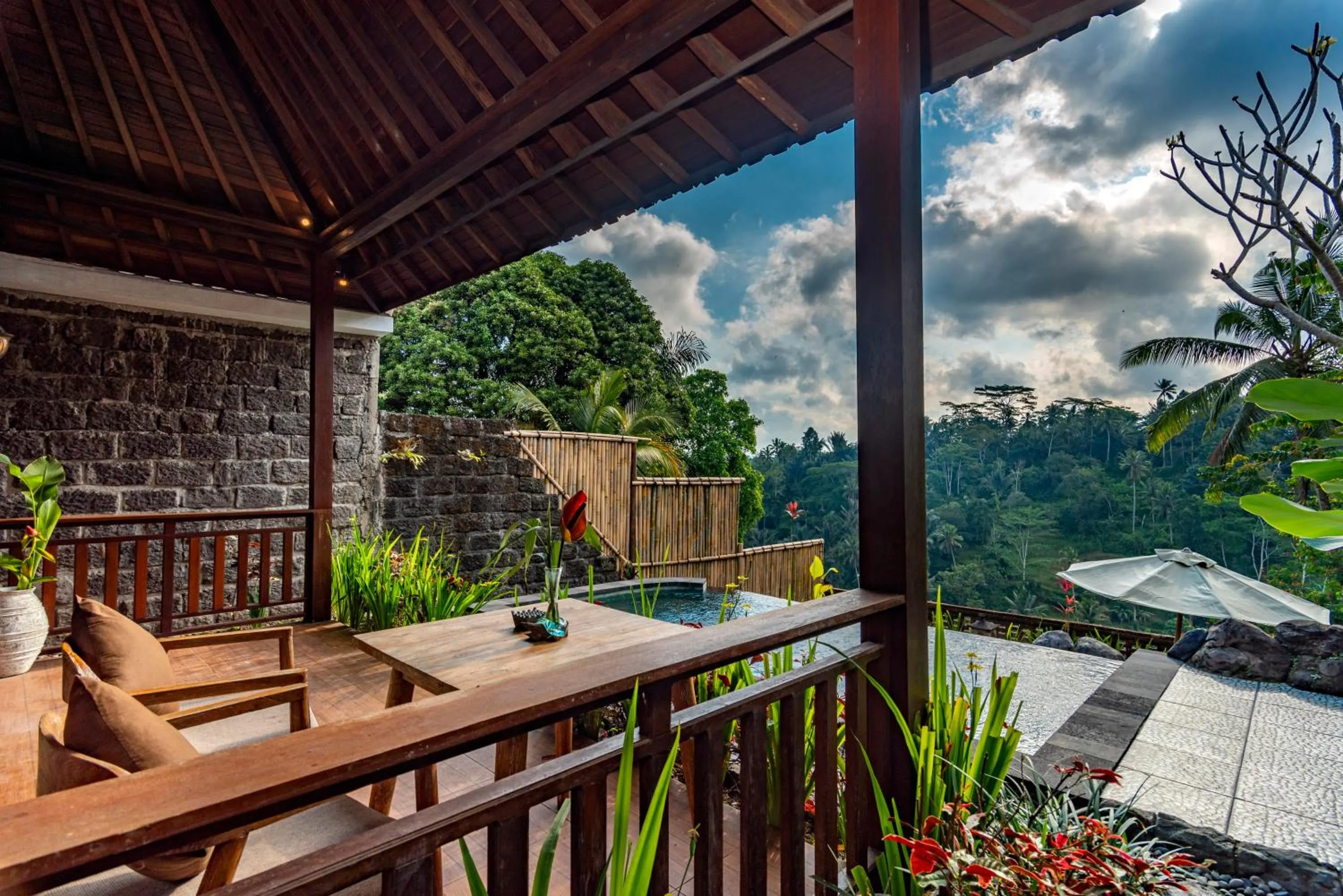 Patio in Bela's Vana Villa Ubud by Dhananjaya Hospitality