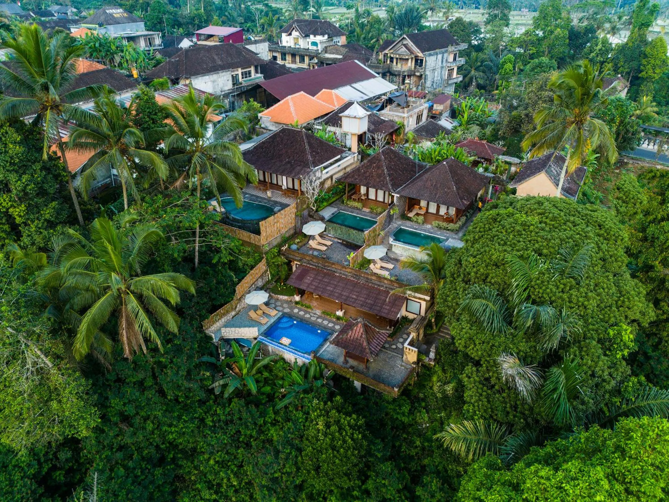 Property building in Bela's Vana Villa Ubud by Dhananjaya Hospitality