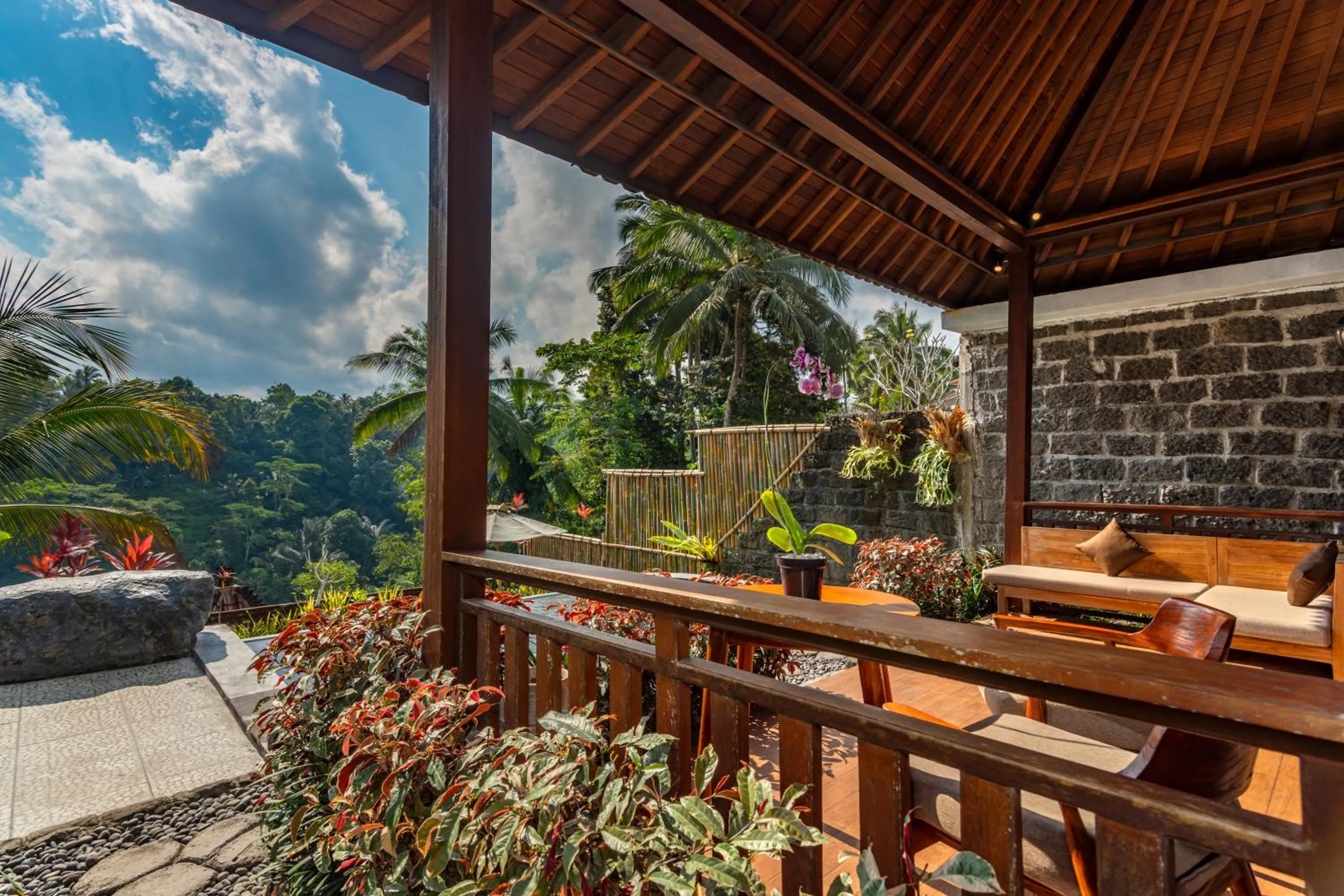 Patio in Bela's Vana Villa Ubud by Dhananjaya Hospitality