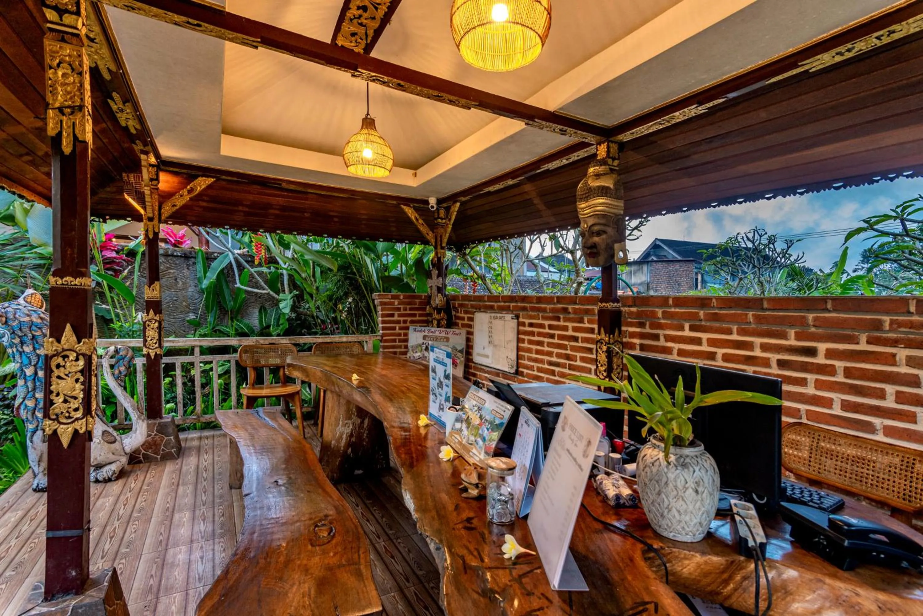 Lobby or reception in Bela's Vana Villa Ubud by Dhananjaya Hospitality