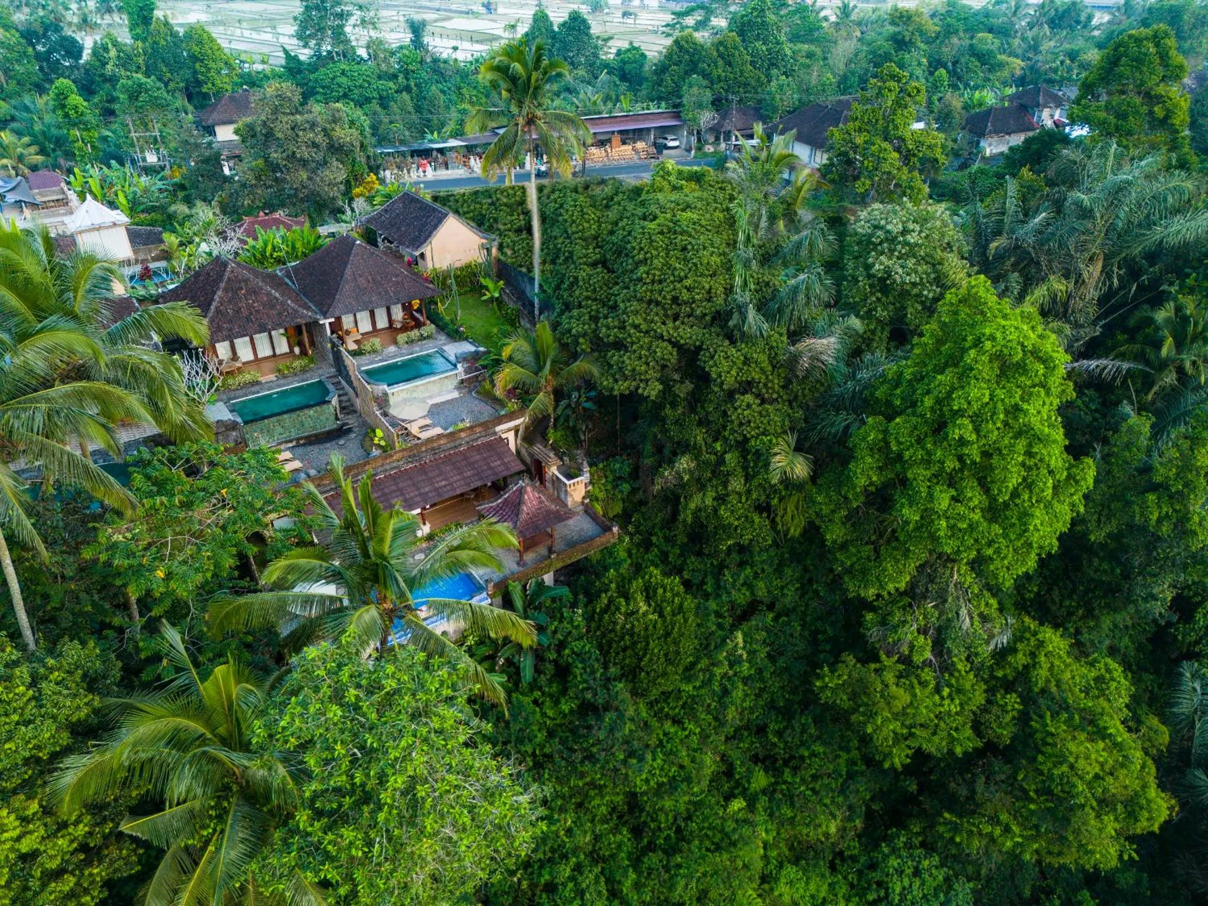 Property building in Bela's Vana Villa Ubud by Dhananjaya Hospitality
