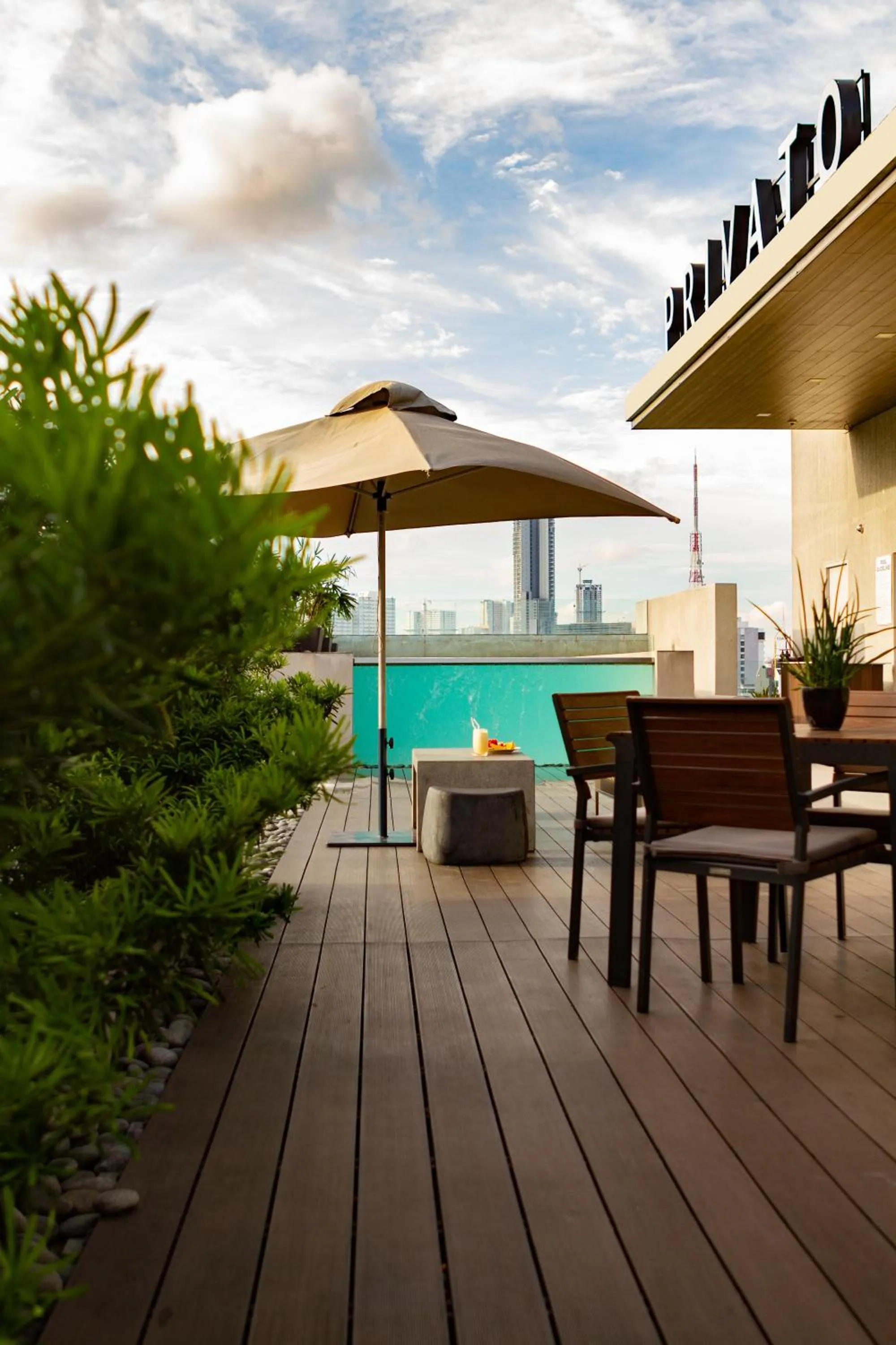 Swimming pool in Privato Quezon City