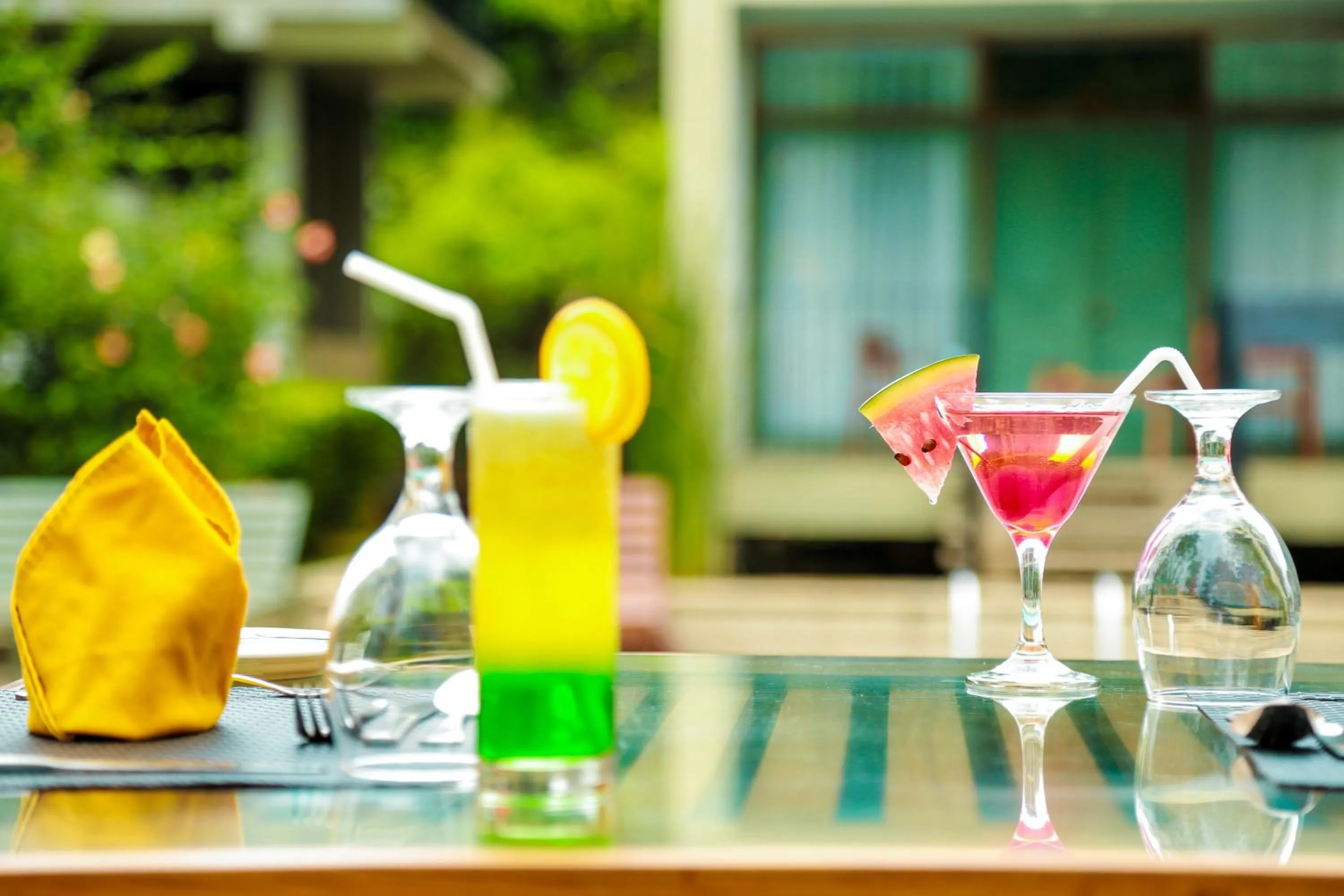 Garden view in Fresco Water Villa