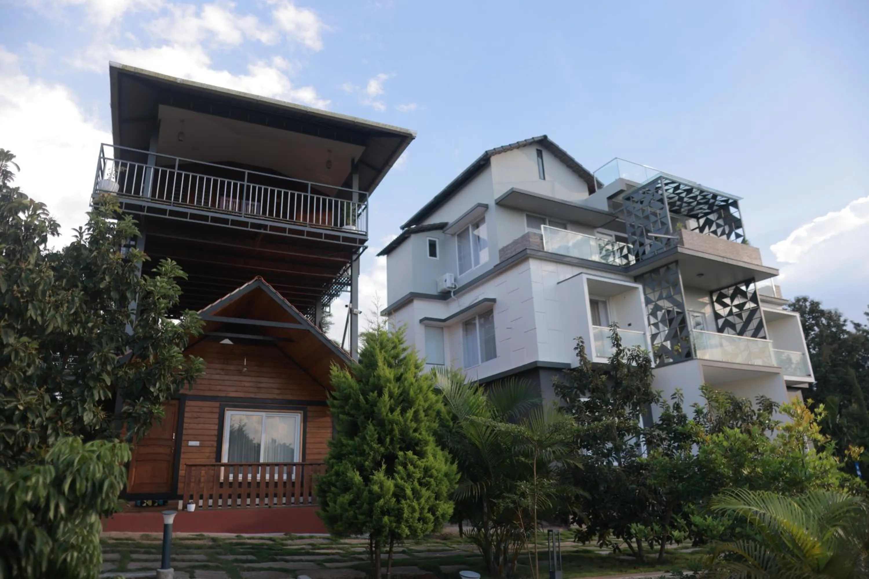 Property building in Coorg Riverness Resort