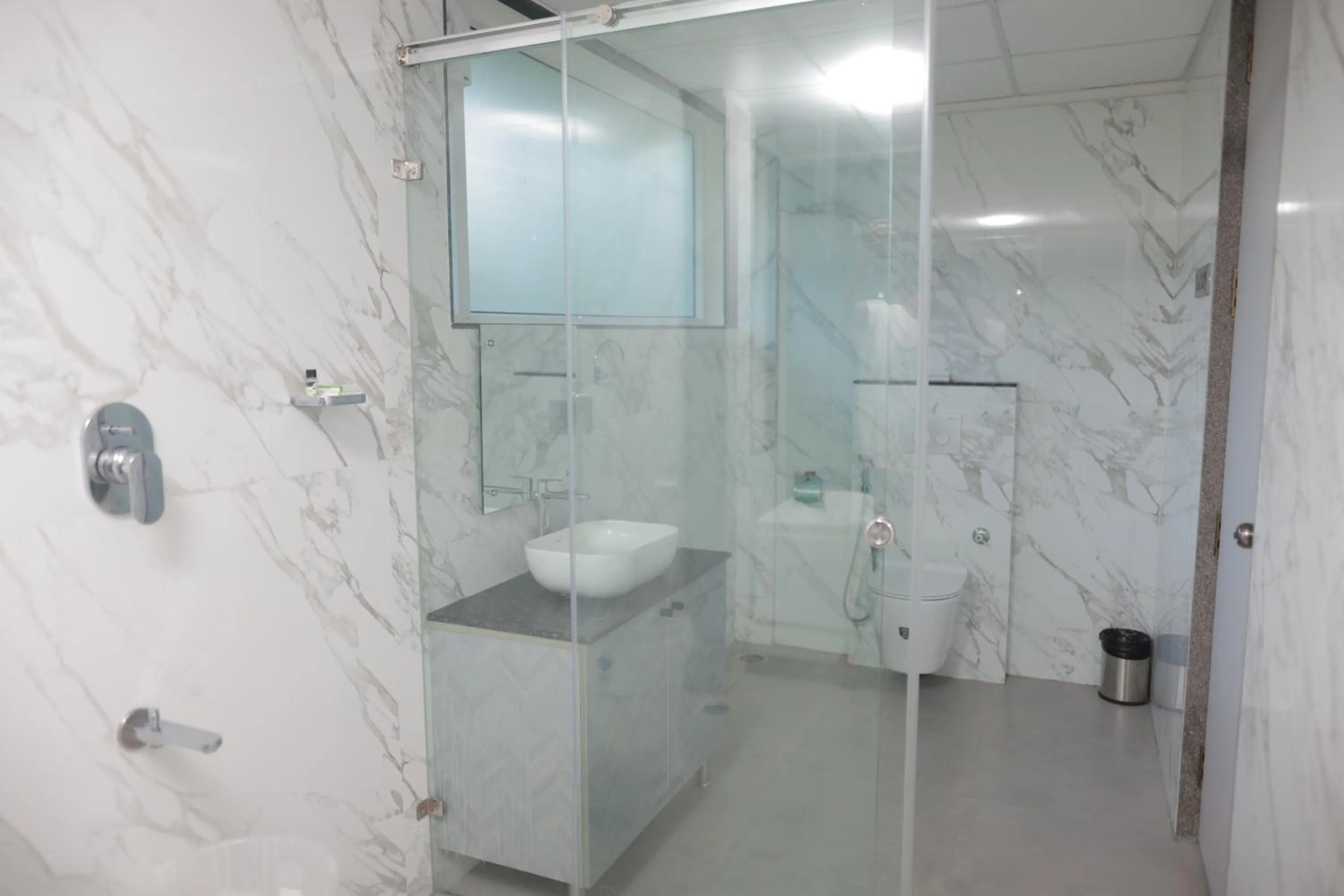 Shower in Coorg Riverness Resort