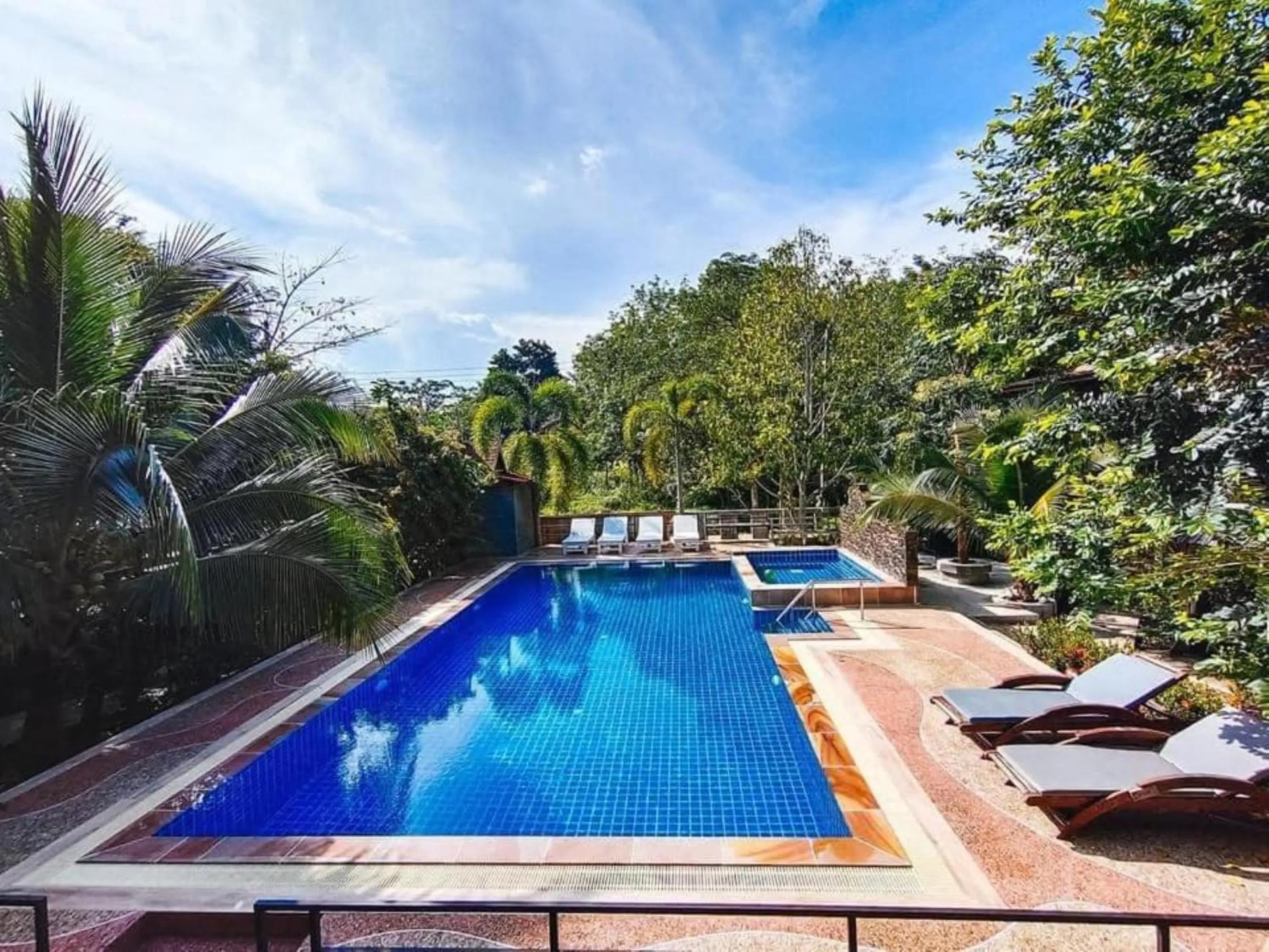 Pool view in Boutique Village Hotel