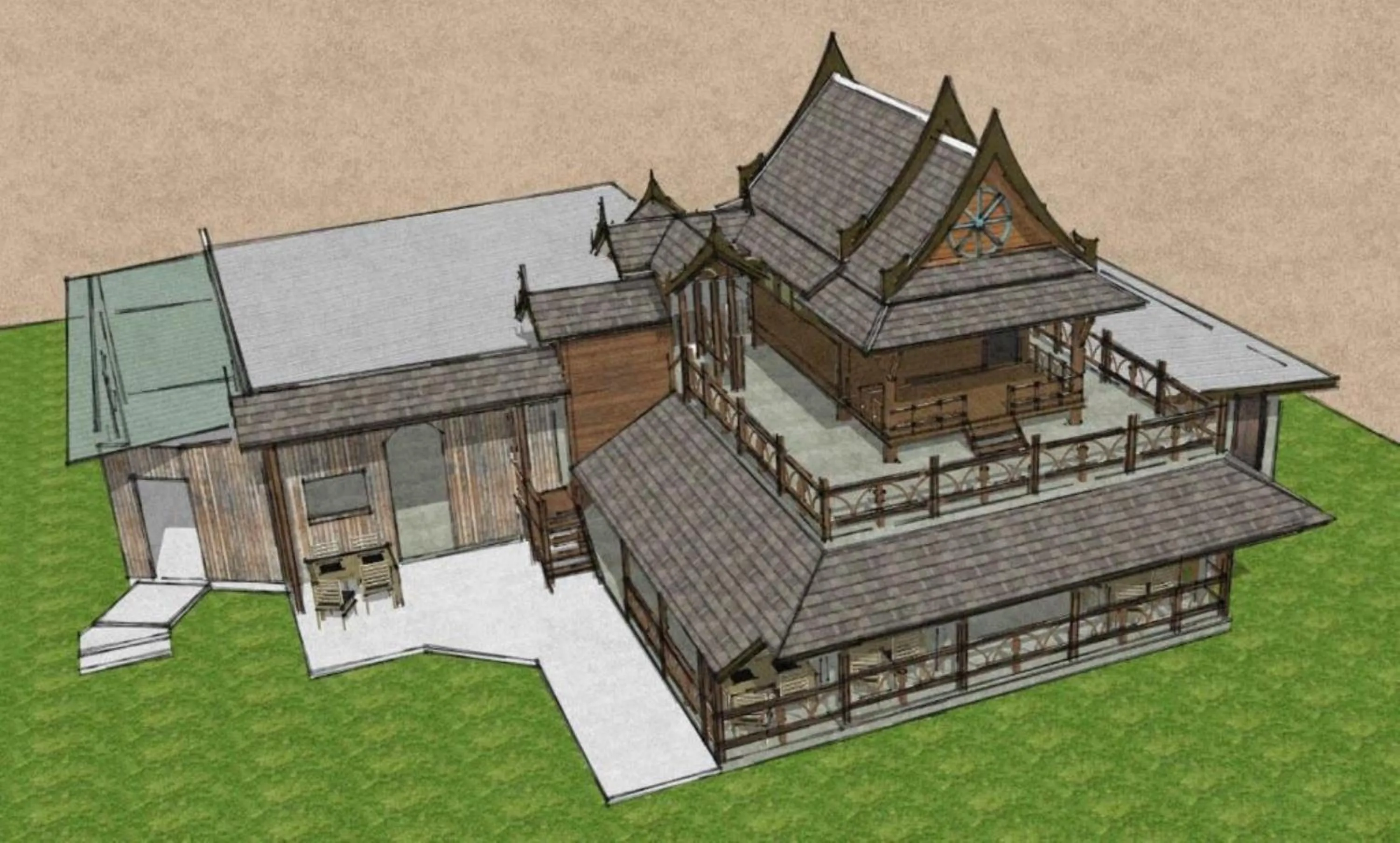 Property building in Boutique Village Hotel