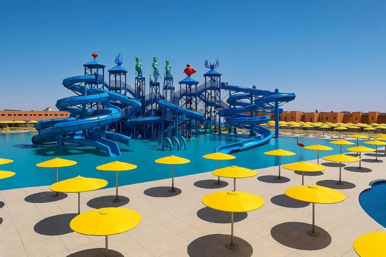 Aqua park in Pickalbatros SUNGO Club - All Inclusive