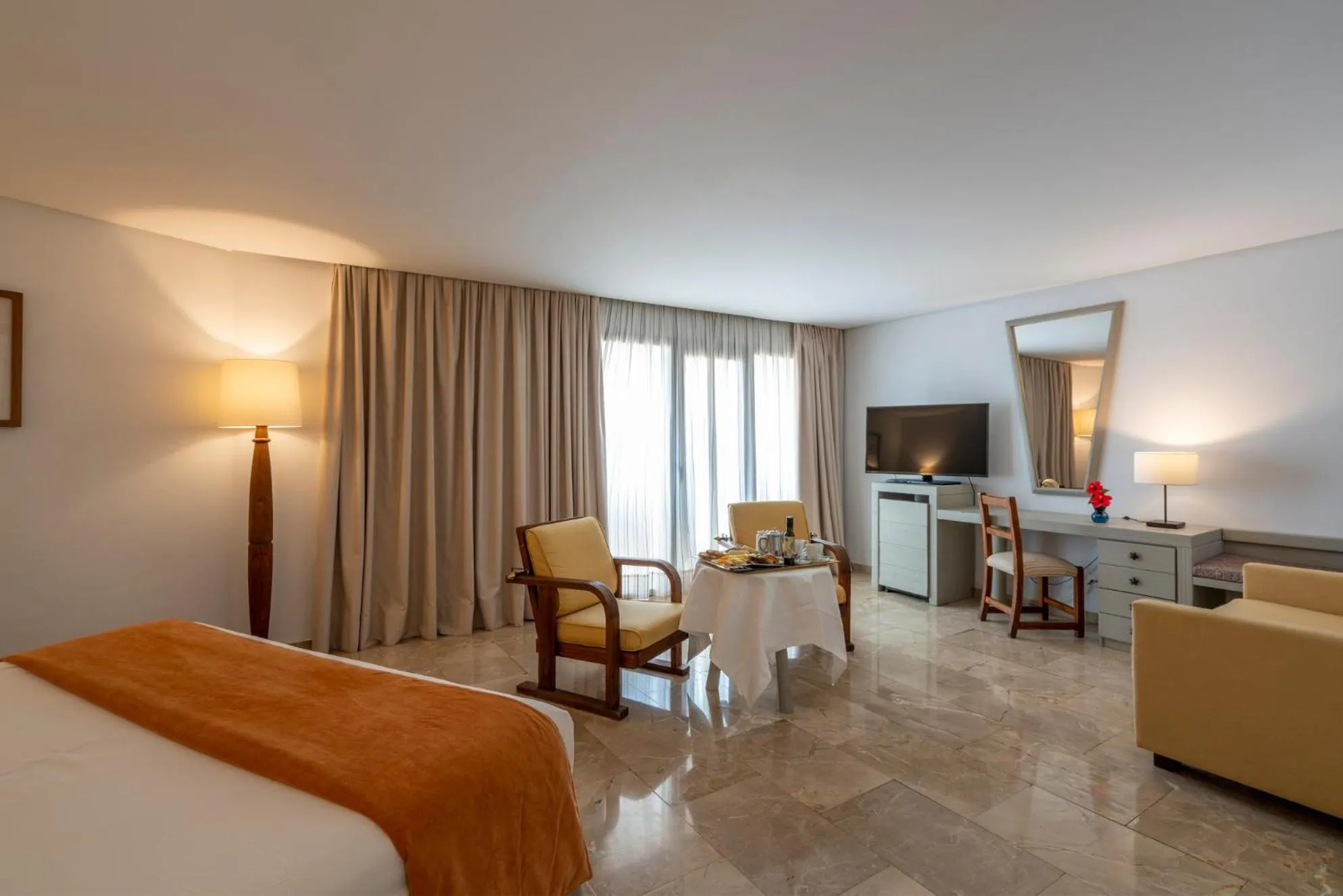 Property building, Bed in Parador de Melilla