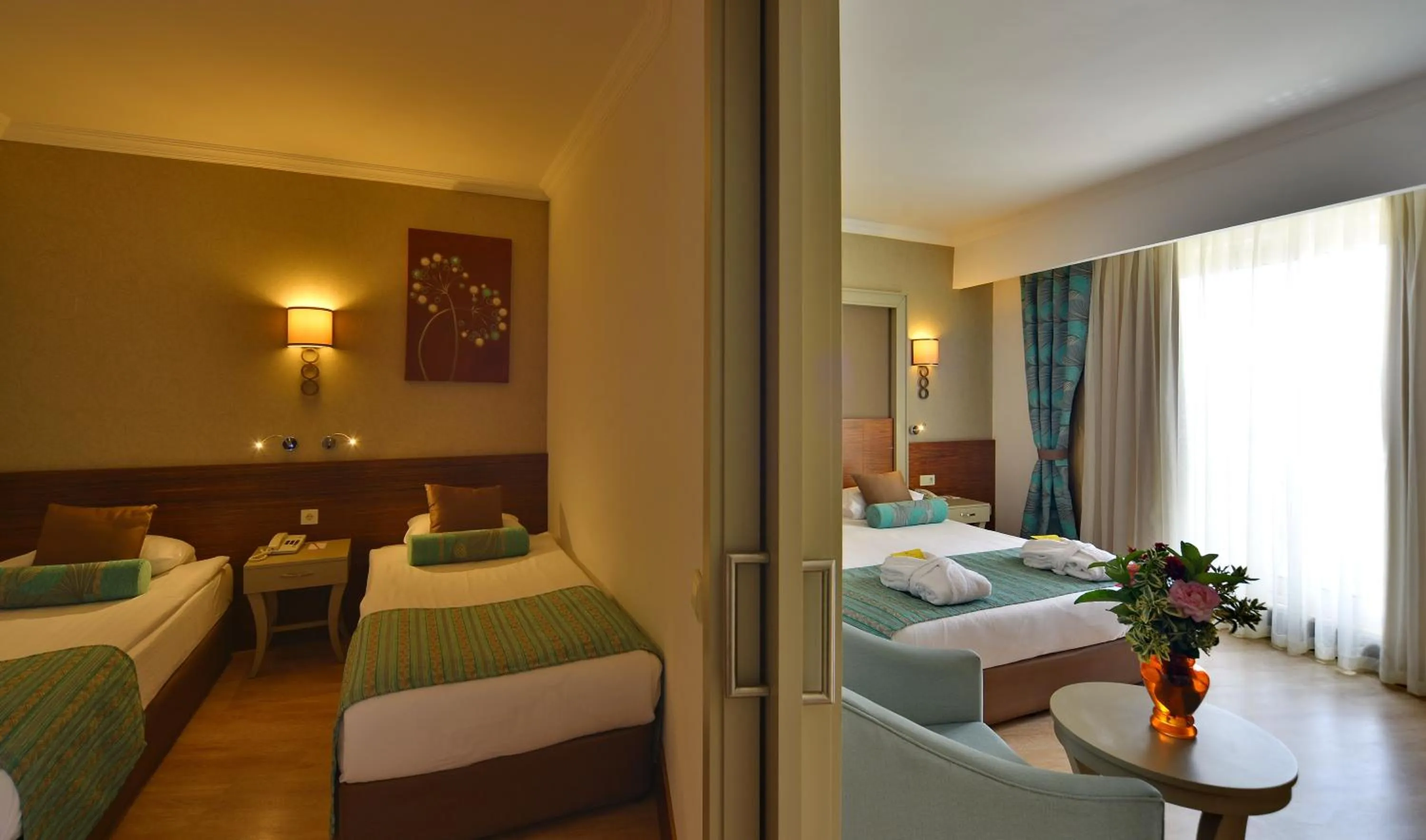 Bed in Side Crown Palace Ultra All Inclusive