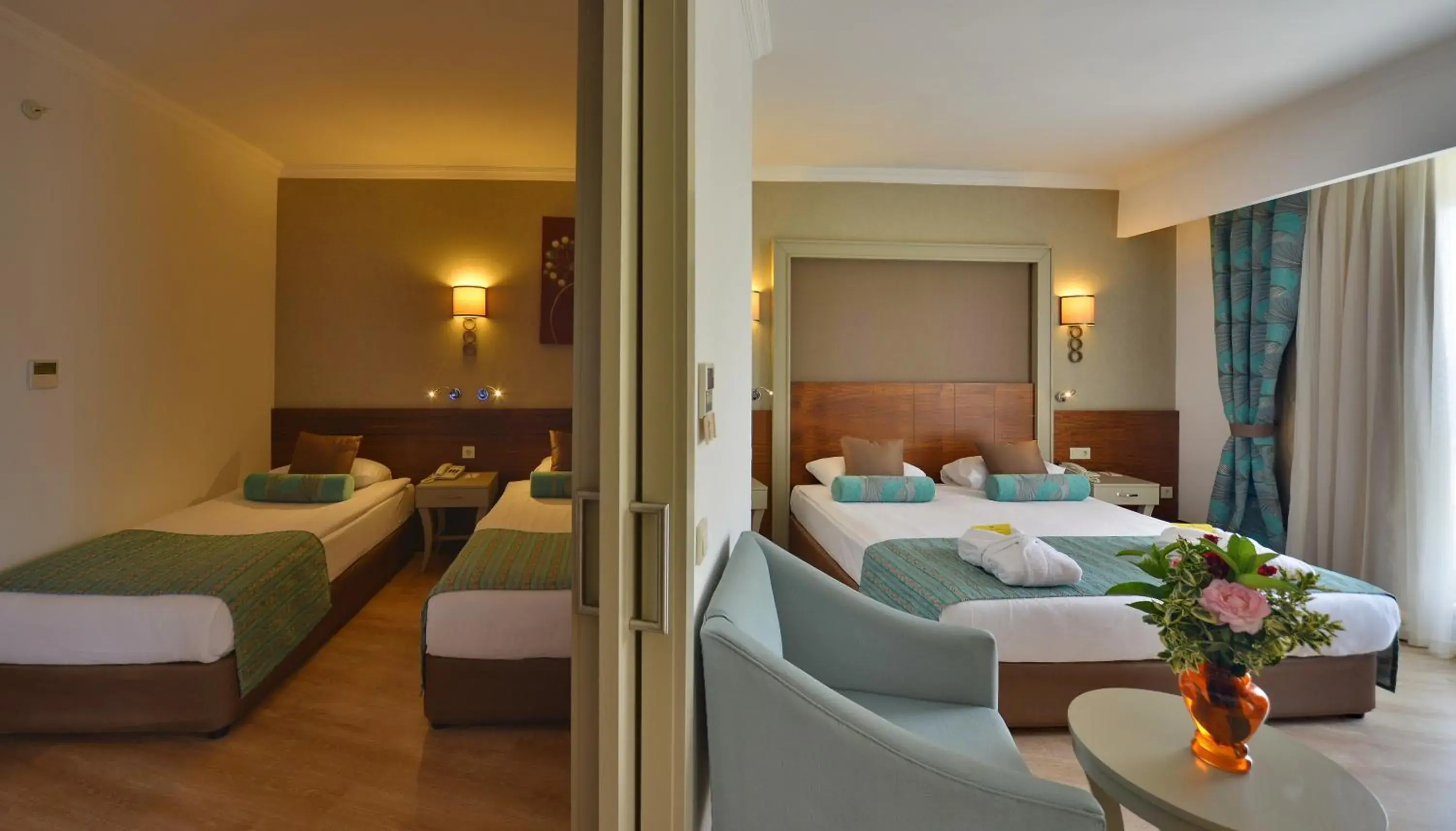 Bed in Side Crown Palace Ultra All Inclusive Bed in Side Crown Palace Ultra All Inclusive