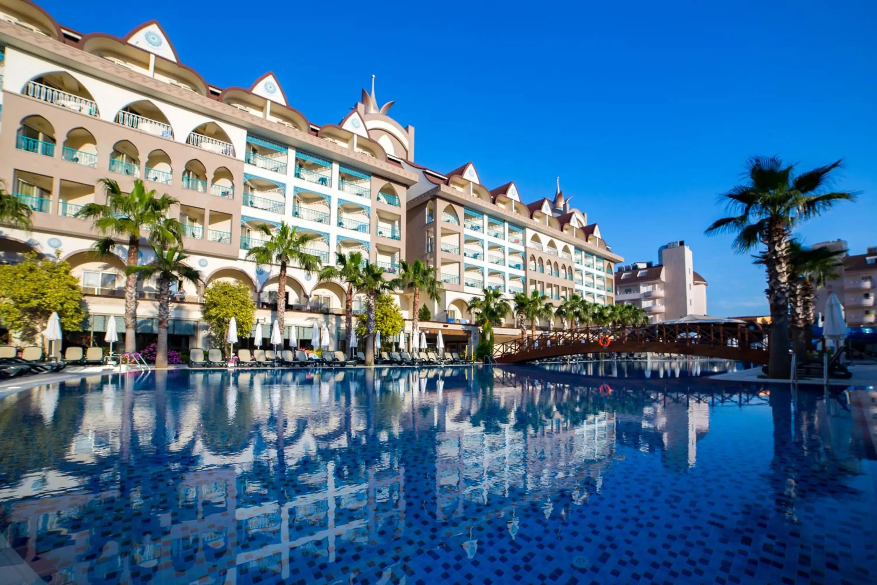 Property building in Side Crown Palace Ultra All Inclusive Property building in Side Crown Palace Ultra All Inclusive