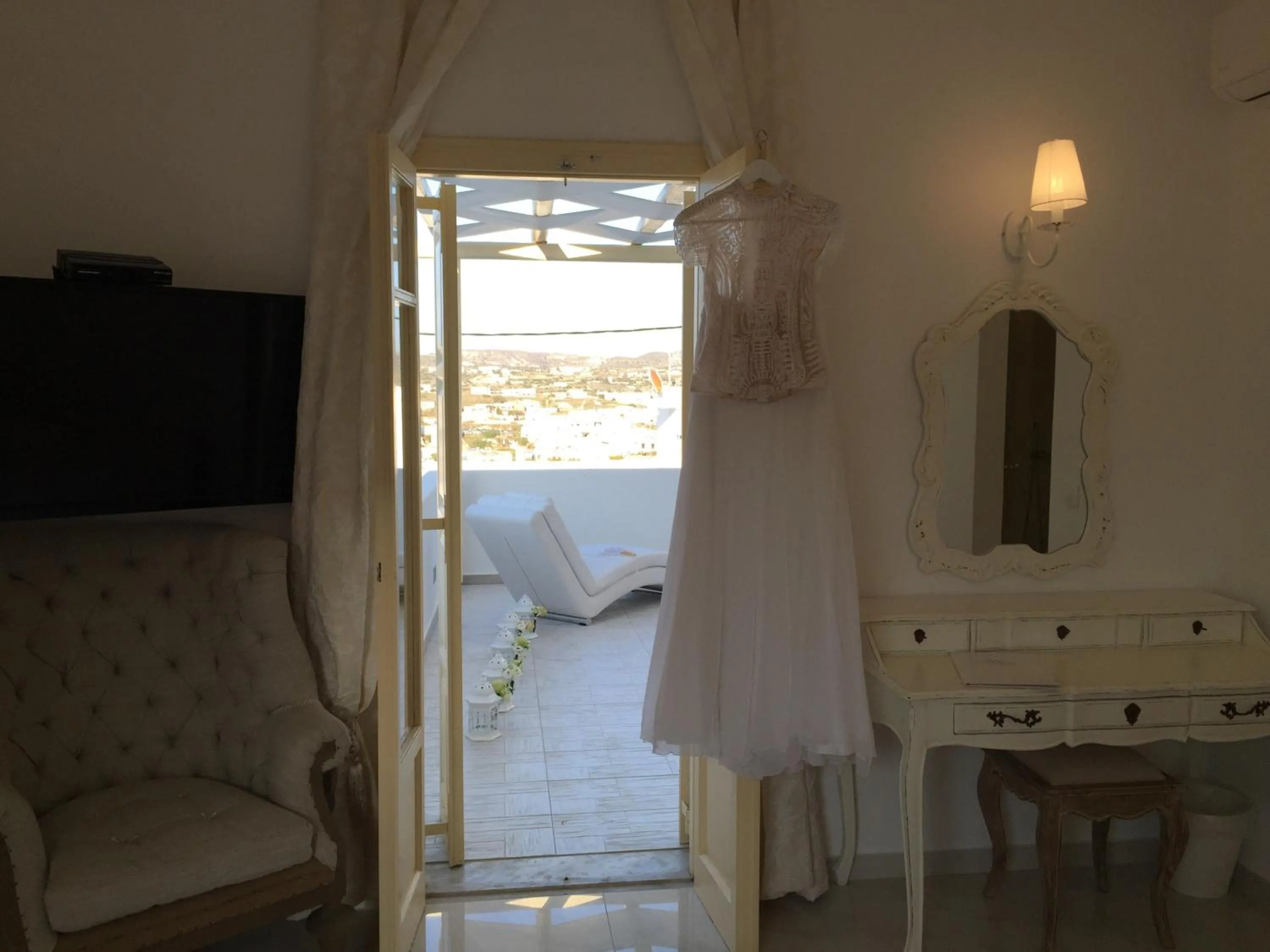Decorative detail in The White Suites