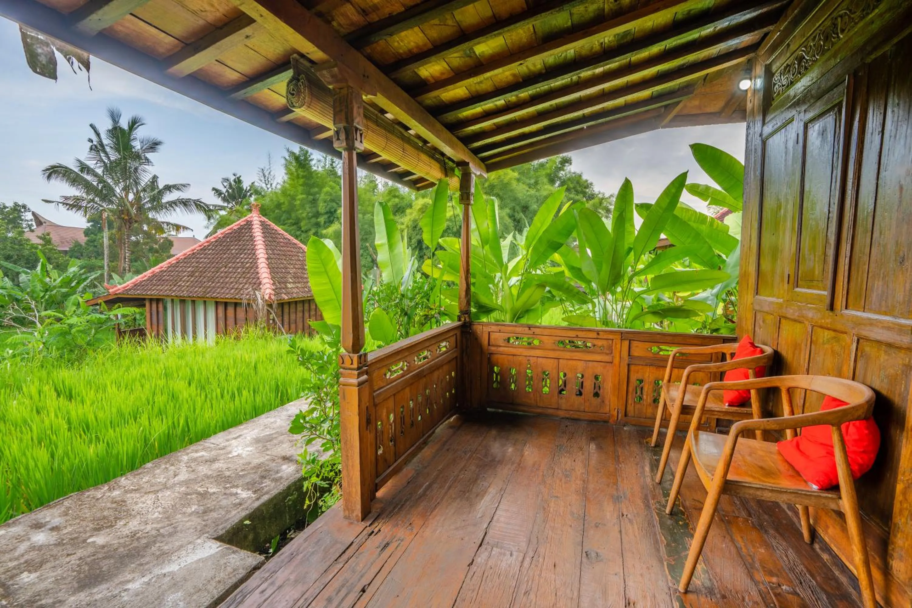 Balcony/Terrace in Ubud Sawah Scenery Villa and Homestay