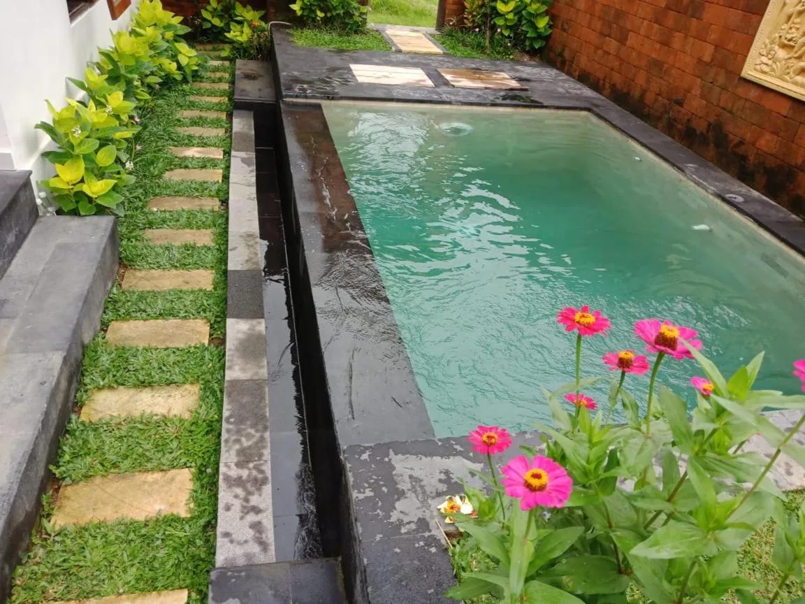 Pool view in Ubud Sawah Scenery Villa and Homestay