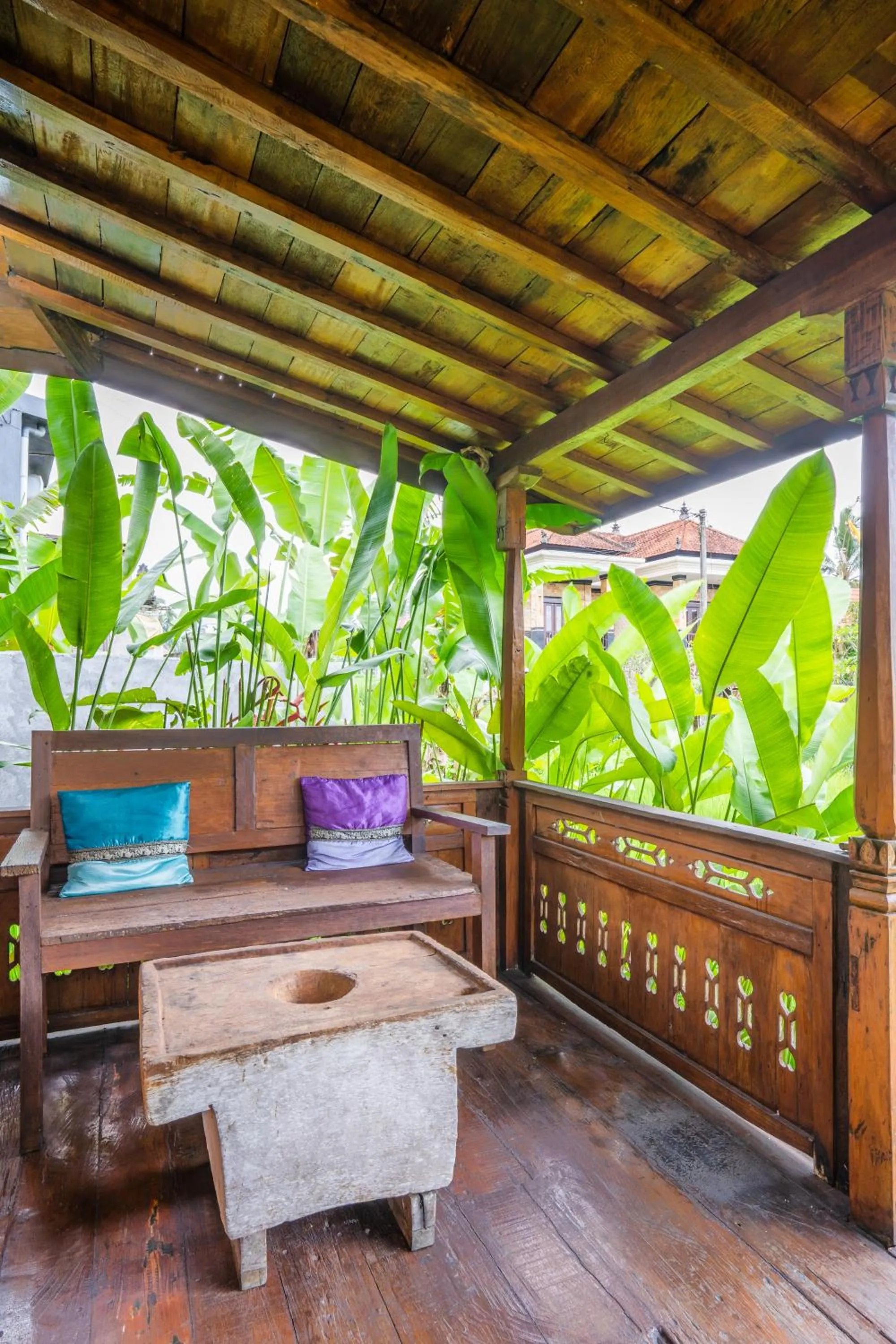 Seating area in Ubud Sawah Scenery Villa and Homestay