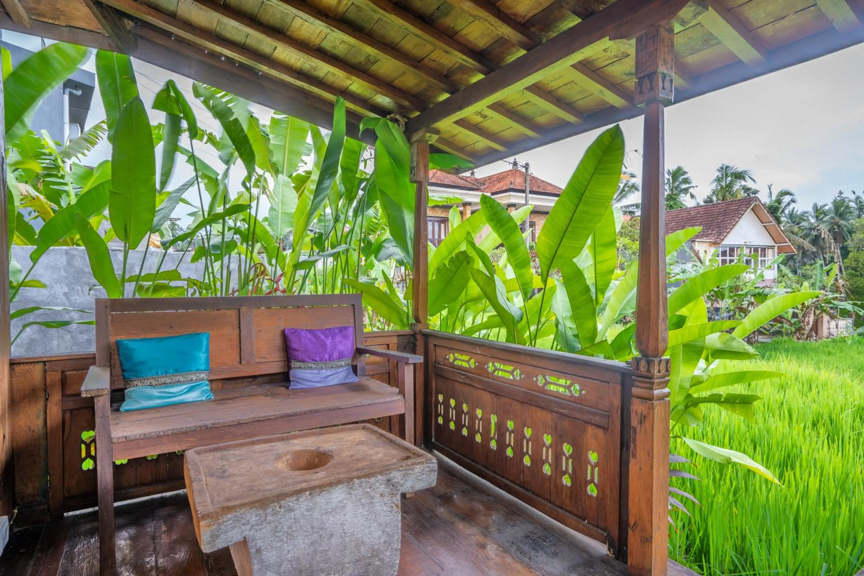 Garden view in Ubud Sawah Scenery Villa and Homestay