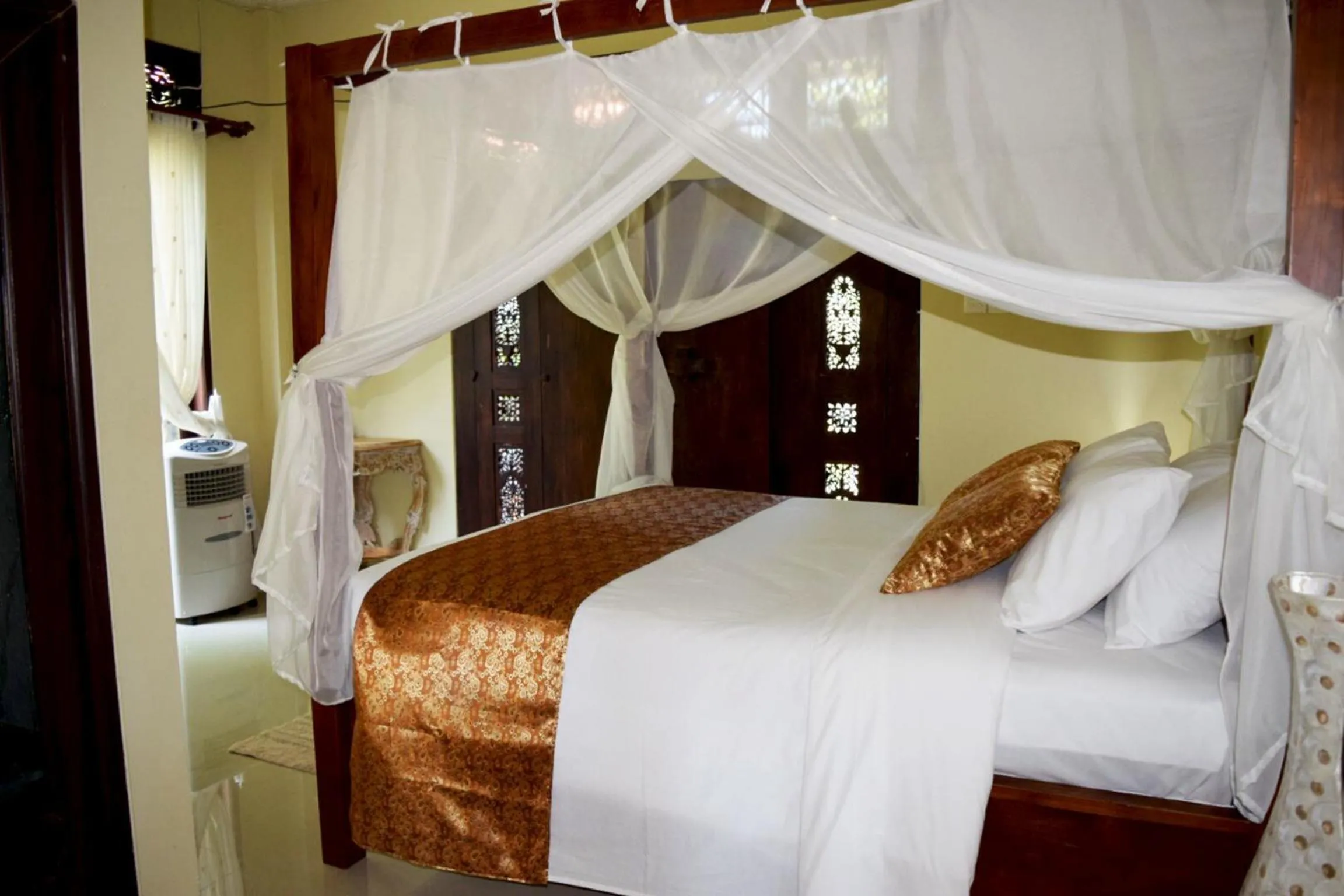 Bed in Ubud Sawah Scenery Villa and Homestay