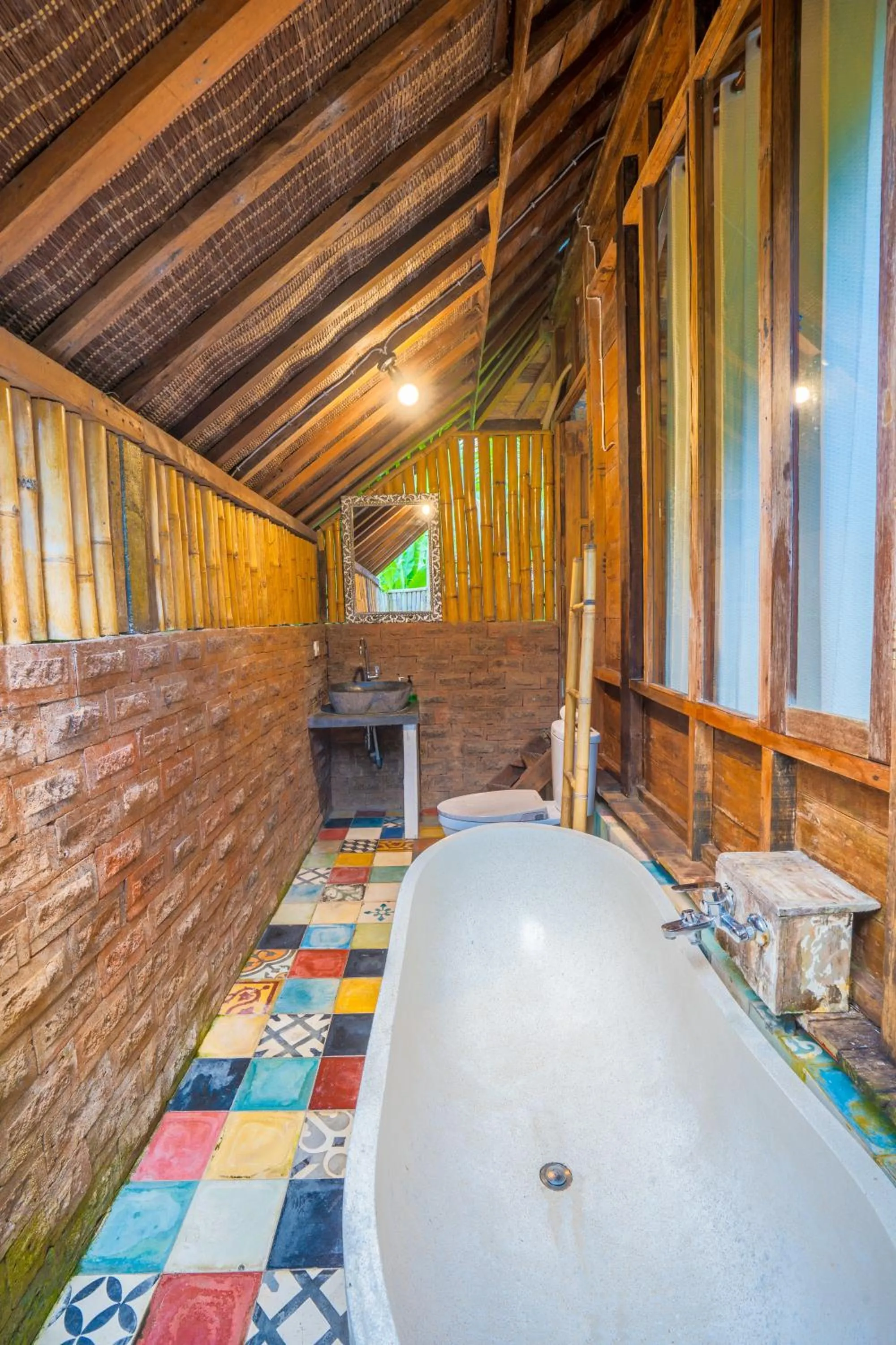 Bath in Ubud Sawah Scenery Villa and Homestay