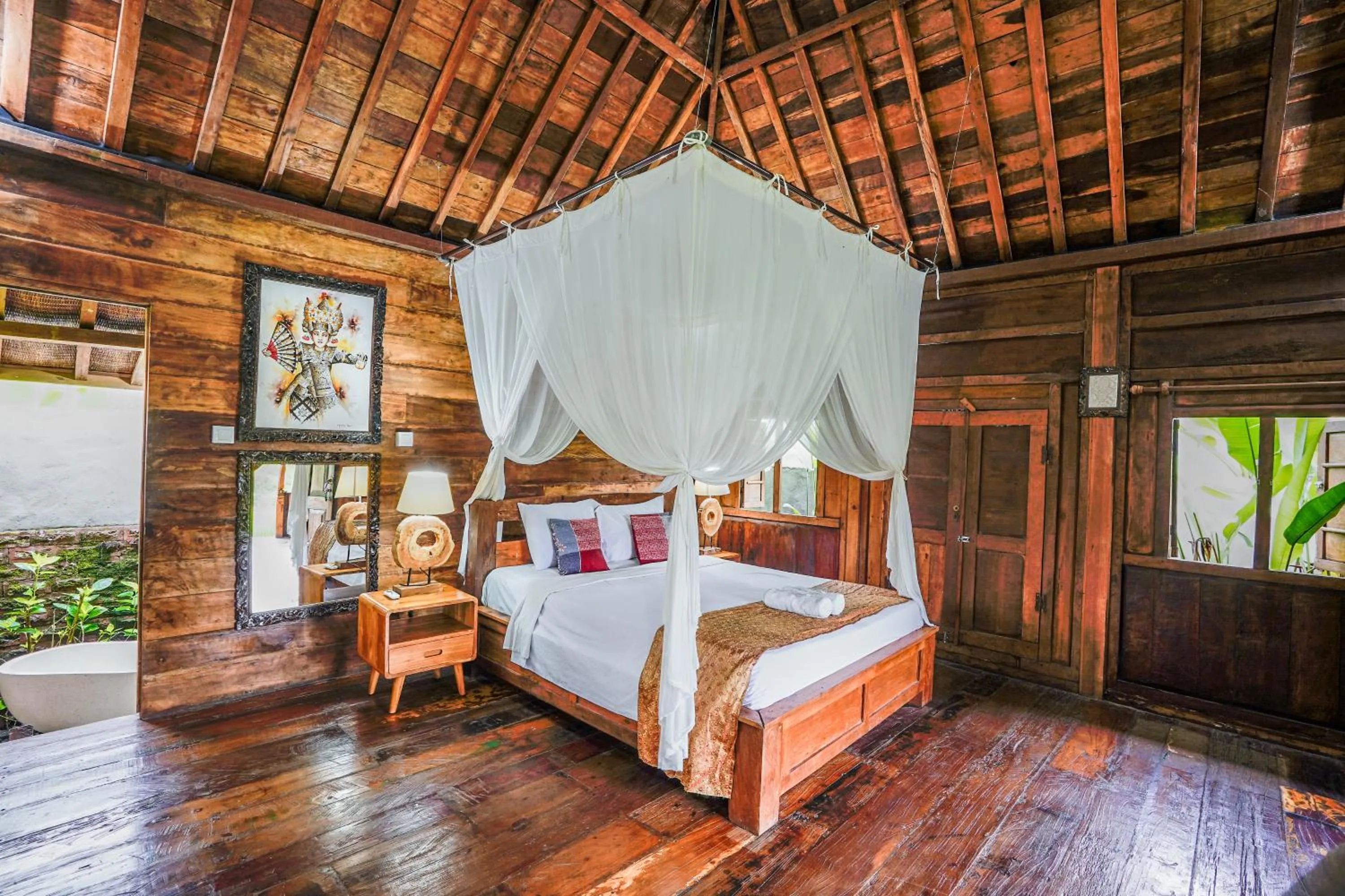 Photo of the whole room, Bed in Ubud Sawah Scenery Villa and Homestay