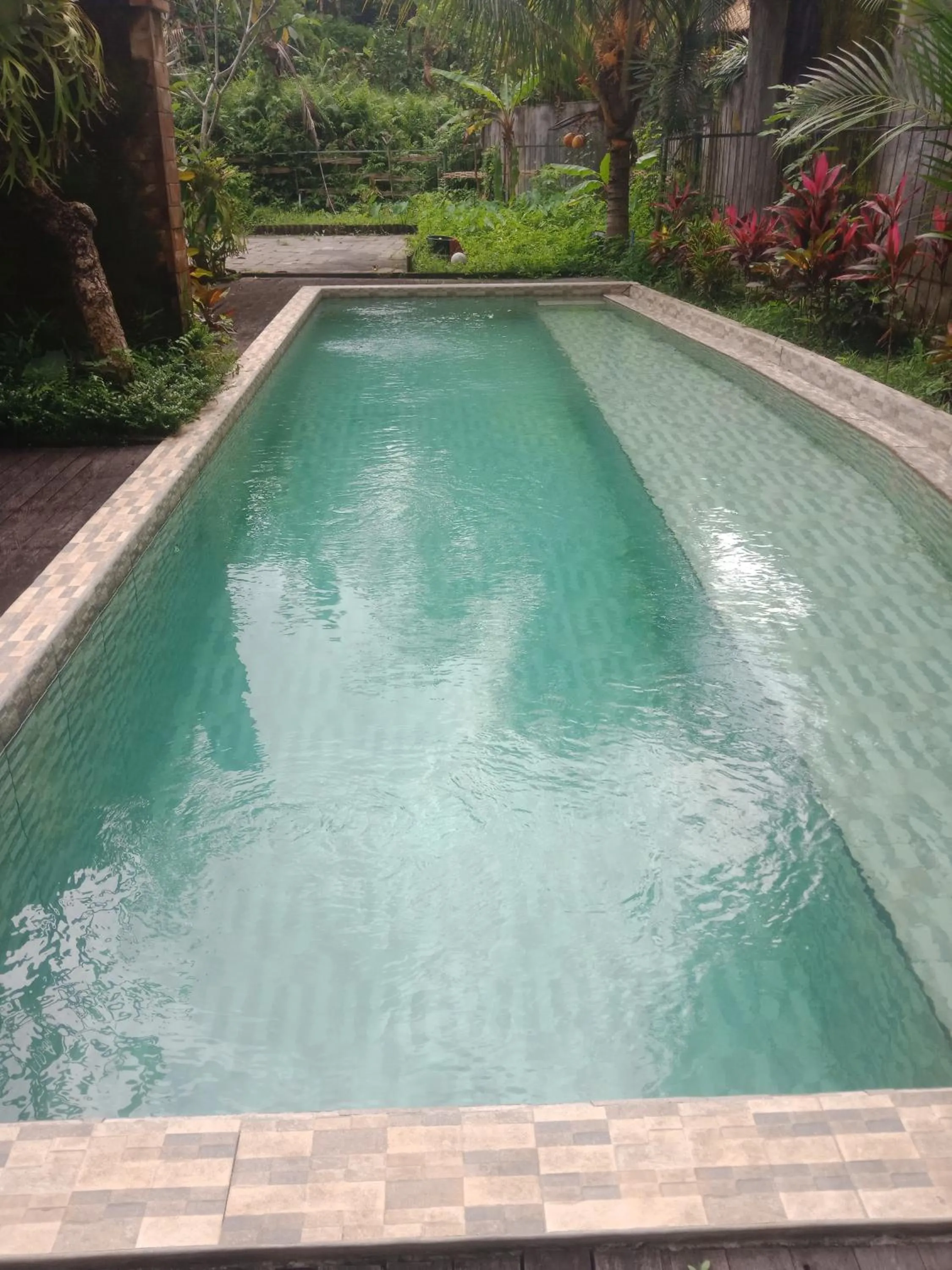 Pool view in Ubud Sawah Scenery Villa and Homestay
