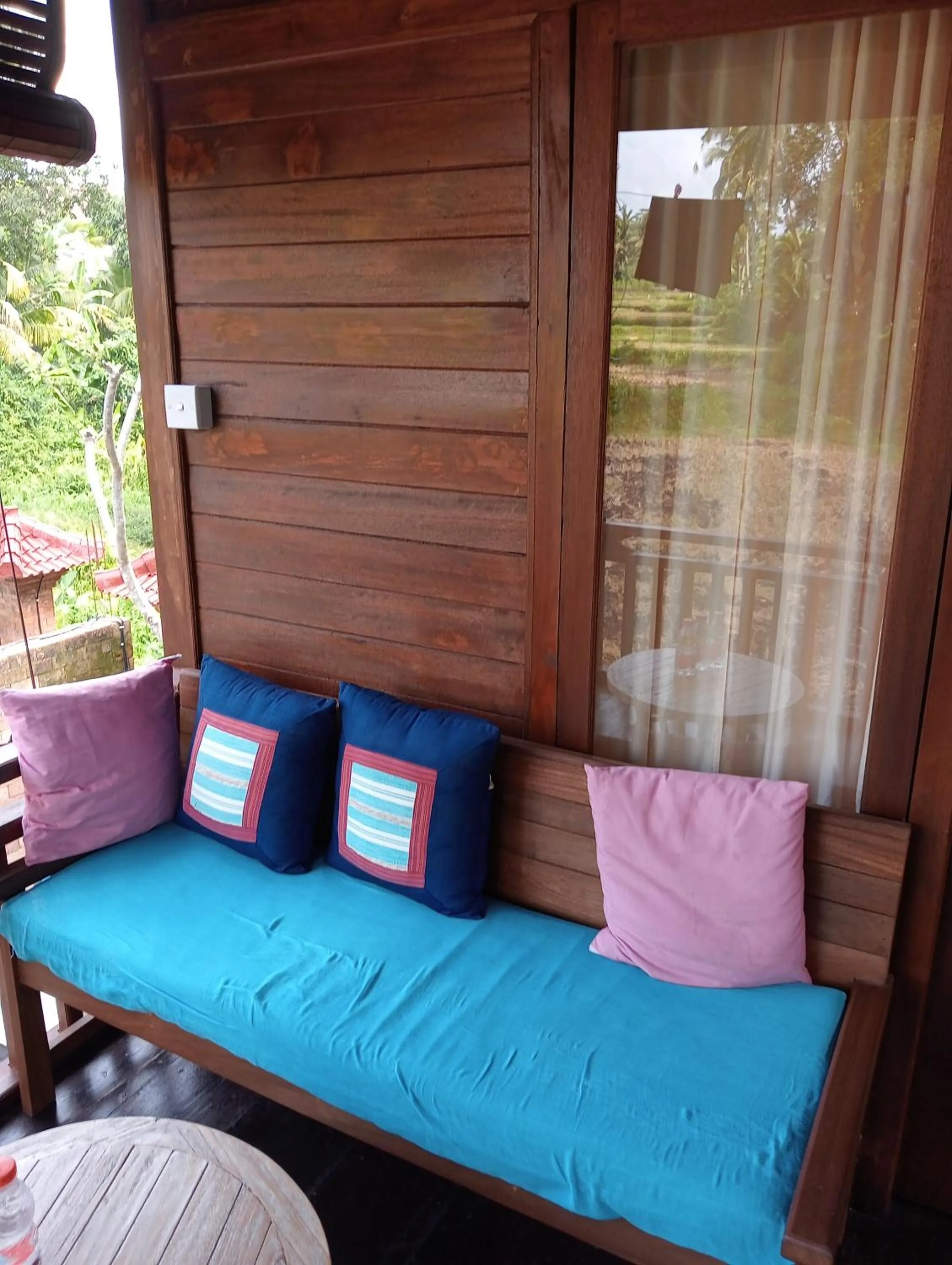 Seating area, Bed in Ubud Sawah Scenery Villa and Homestay