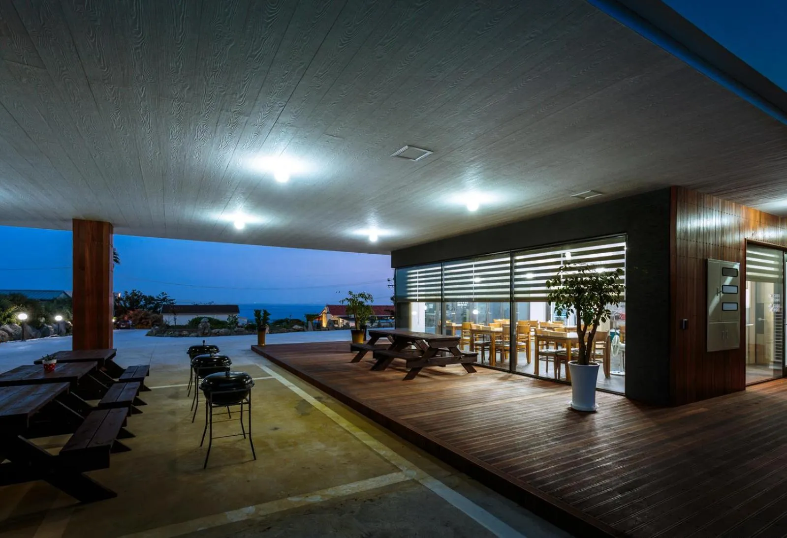 BBQ facilities in Goraesu Pension
