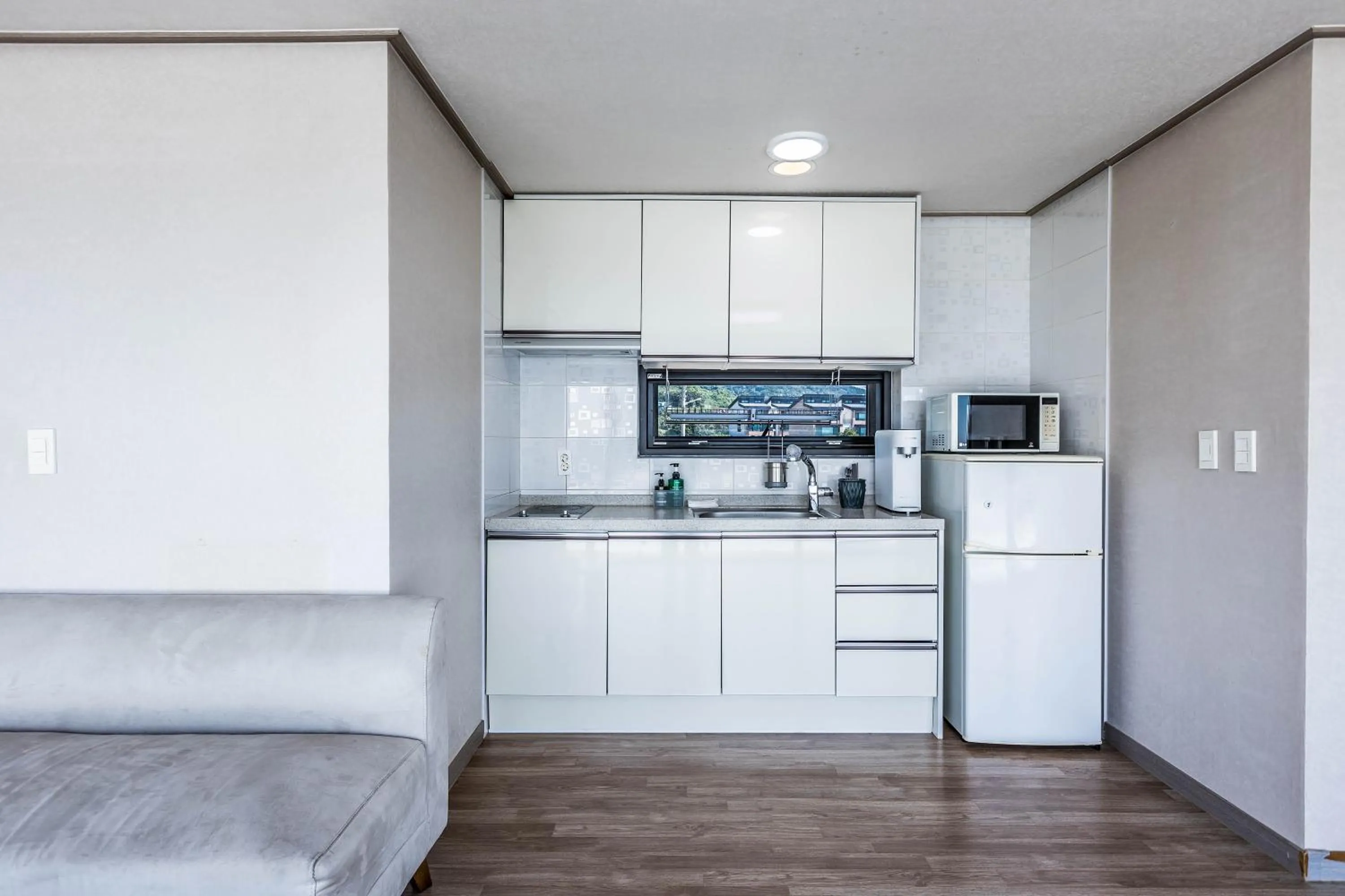 Kitchen or kitchenette in Goraesu Pension