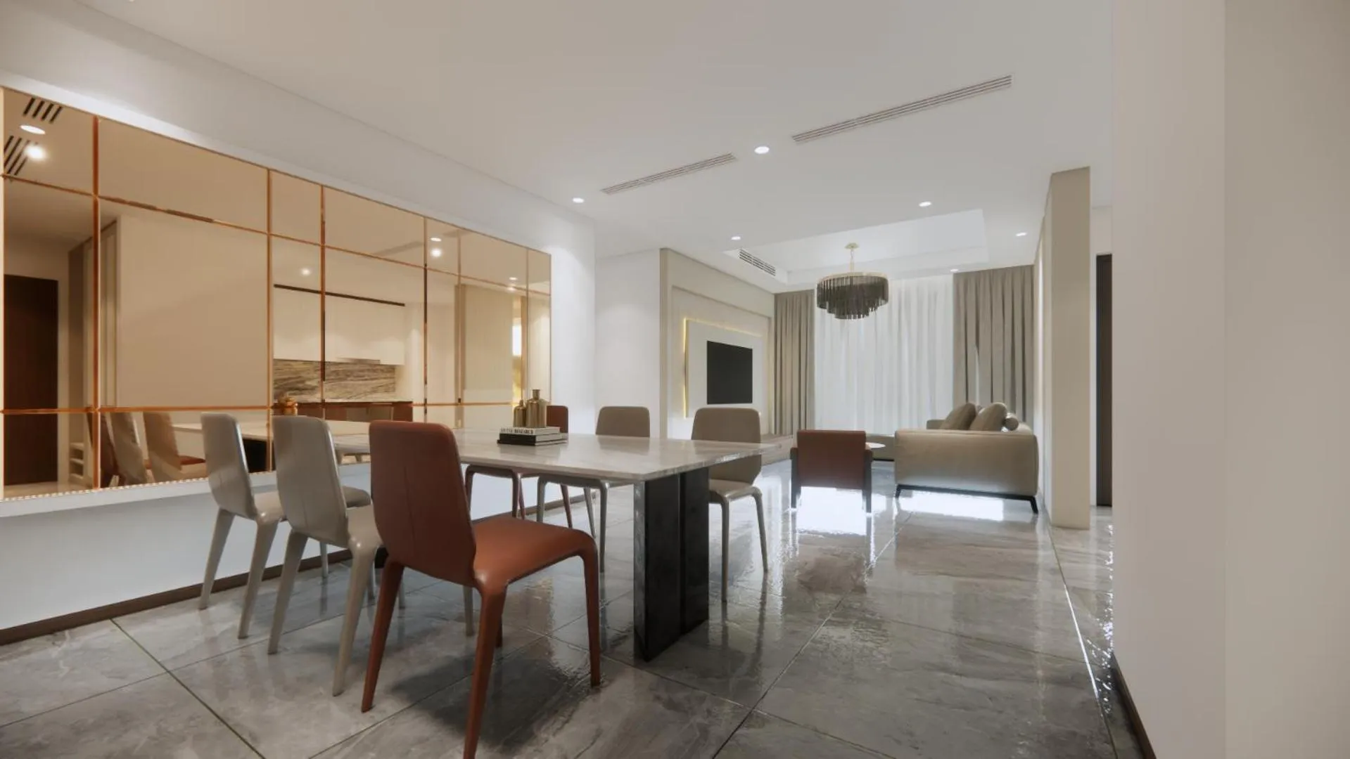 Kitchen or kitchenette in Aravelle Suites