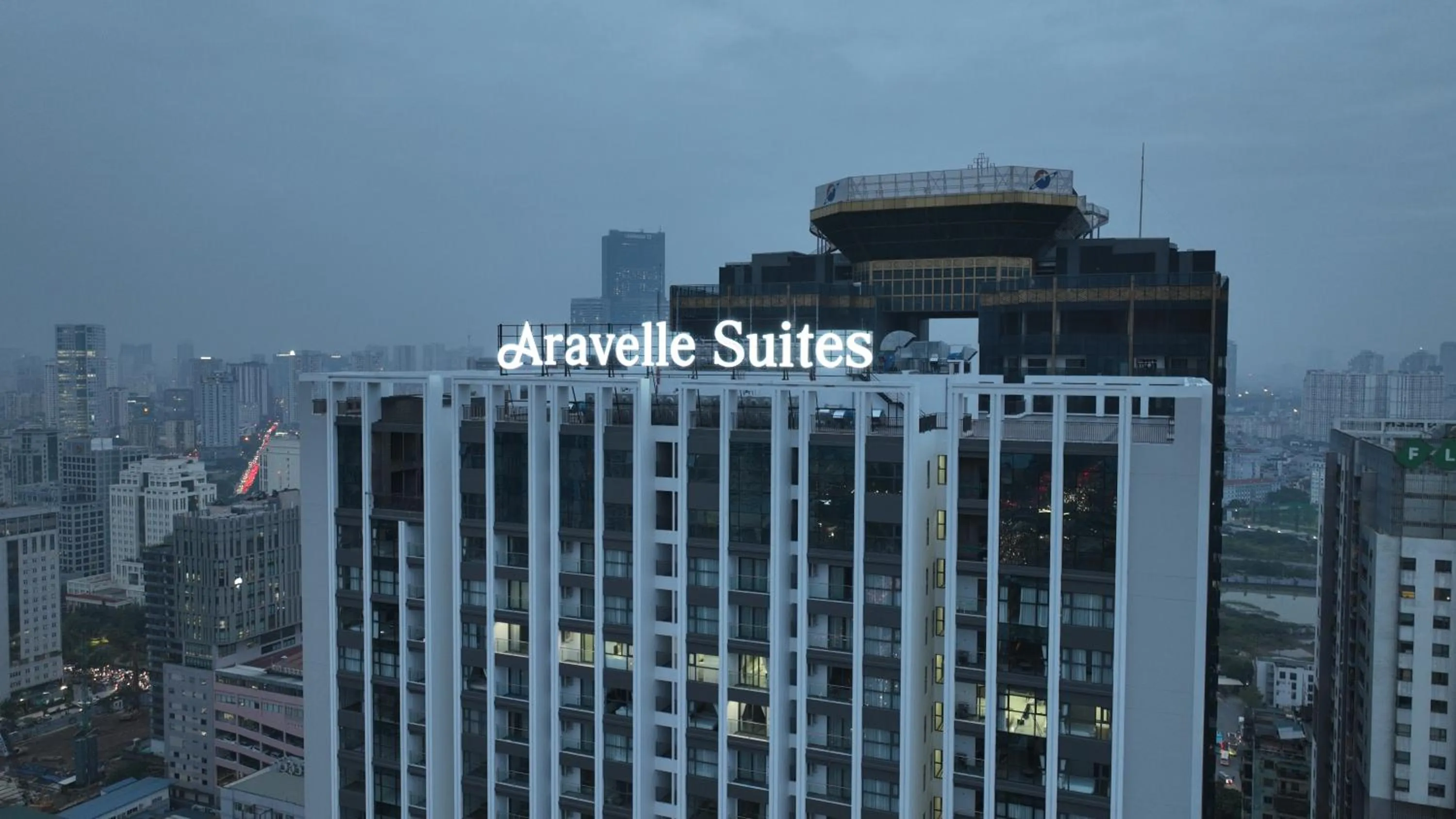 Property building in Aravelle Suites