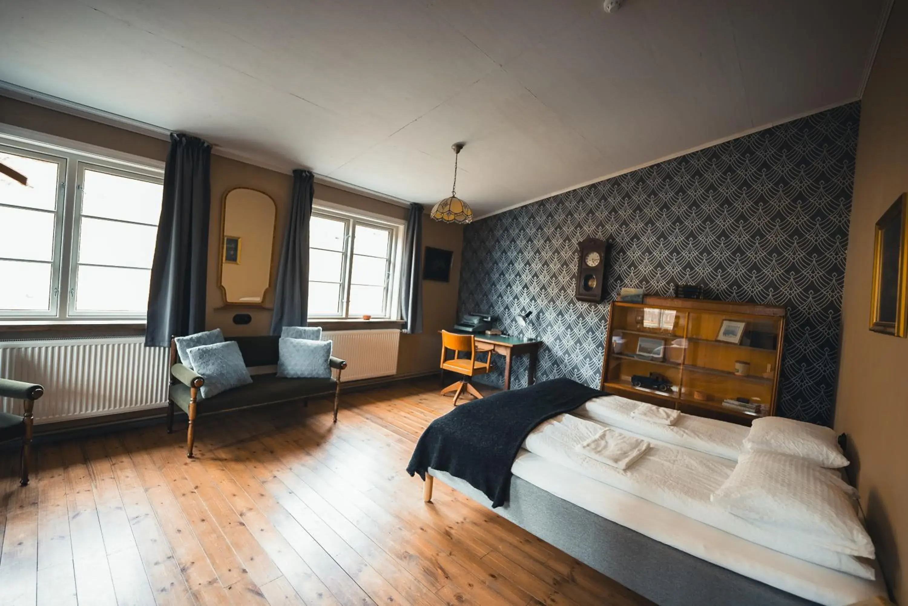 Superior Quadruple Room with Mountain View in Wilderness Center / Óbyggðasetur Íslands Superior Quadruple Room with Mountain View in Wilderness Center / Óbyggðasetur Íslands