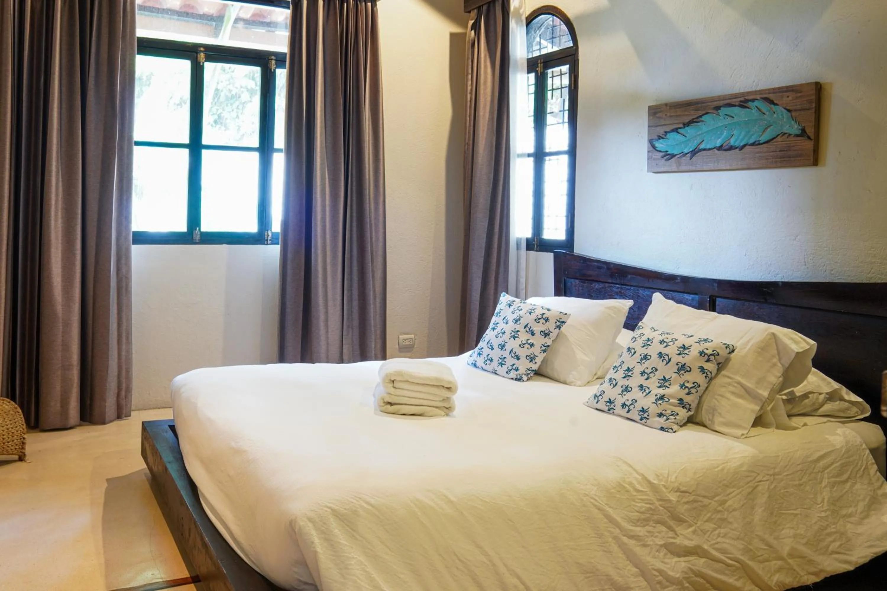 Bedroom, Bed in Casa Marbella