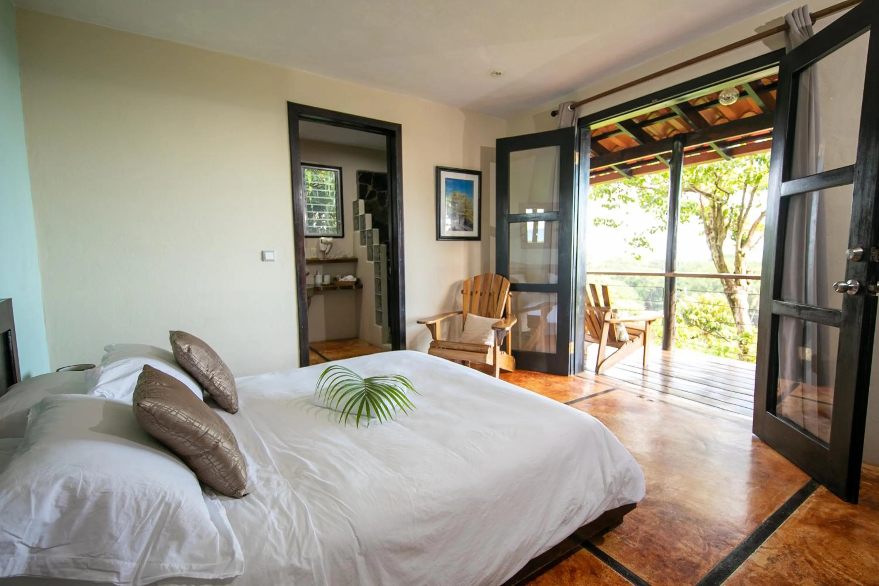 Bedroom, Bed in Casa Marbella