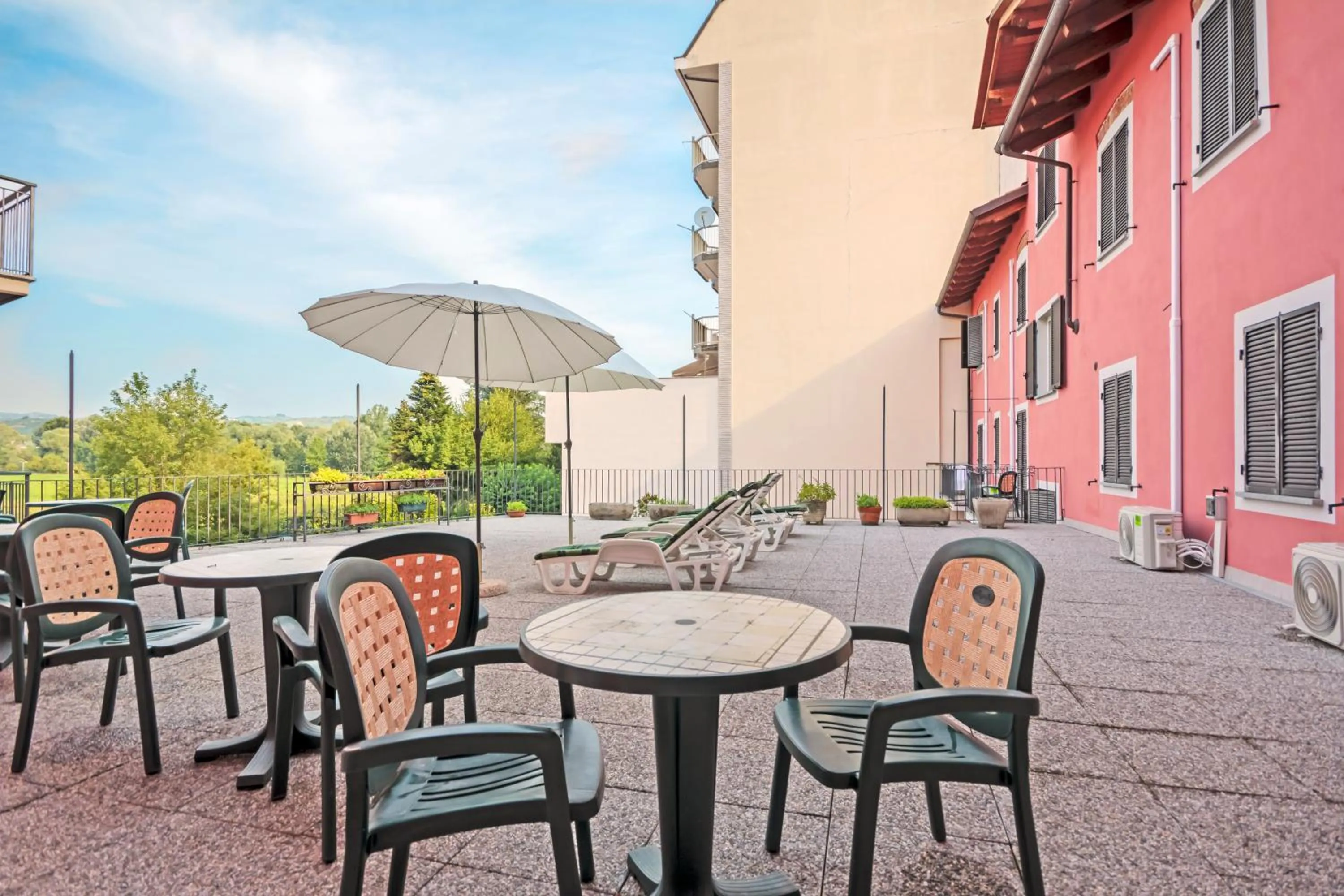 Balcony/Terrace in Albergo Rondò