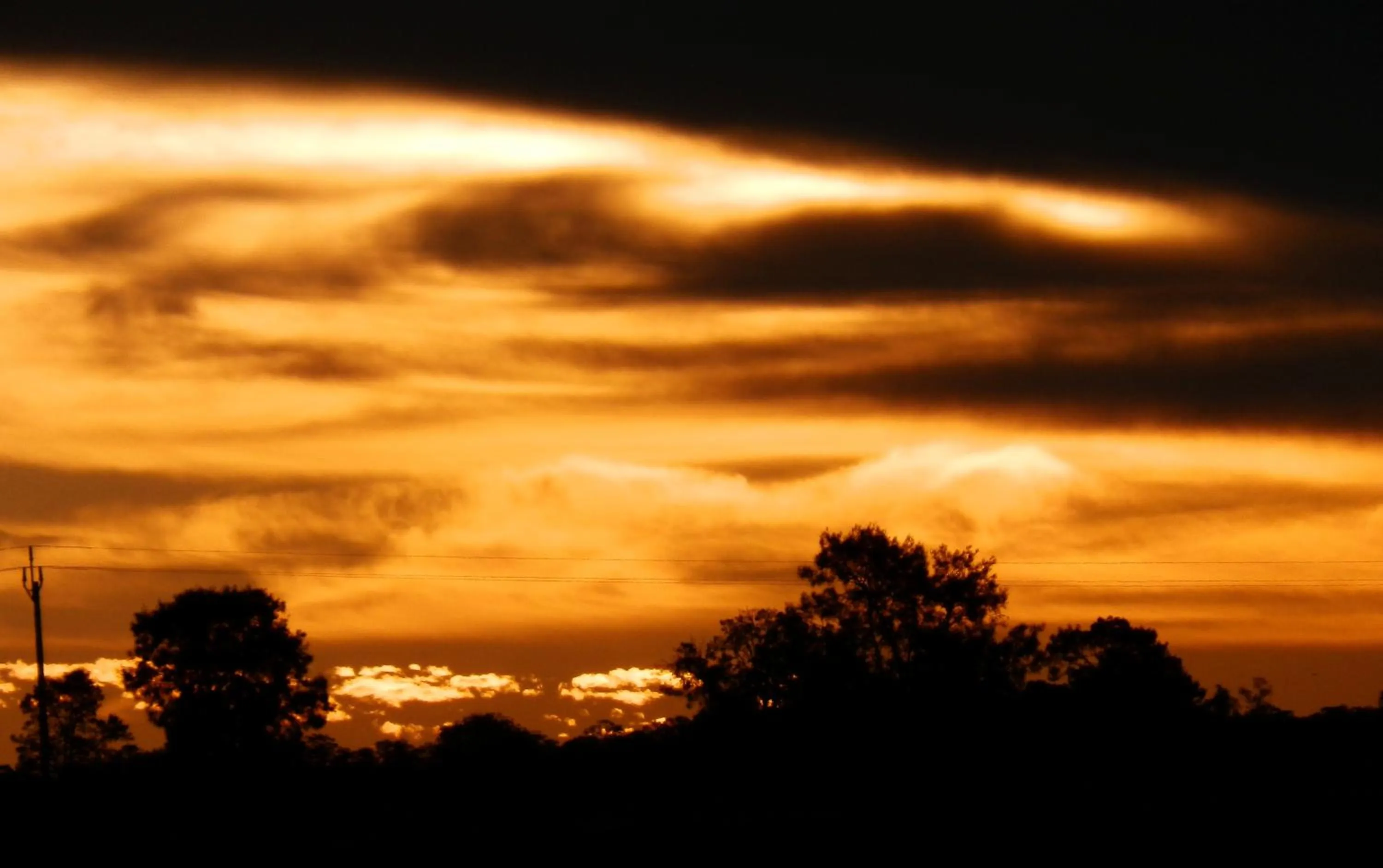 Sunset in Narrabri Motel and Caravan Park
