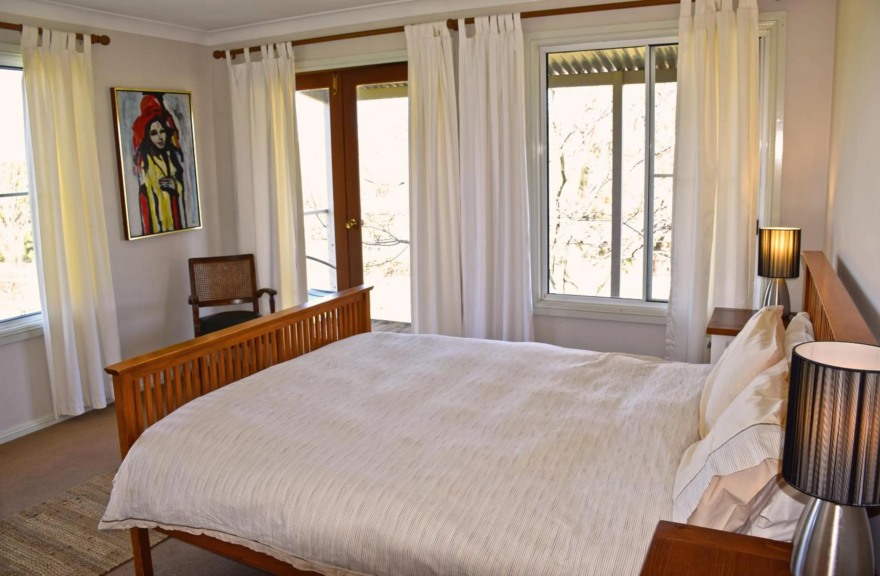 Bedroom, Bed in Borrodell Vineyard