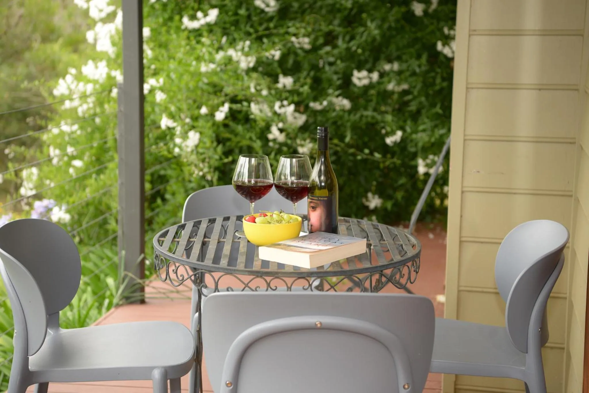 Patio in Borrodell Vineyard