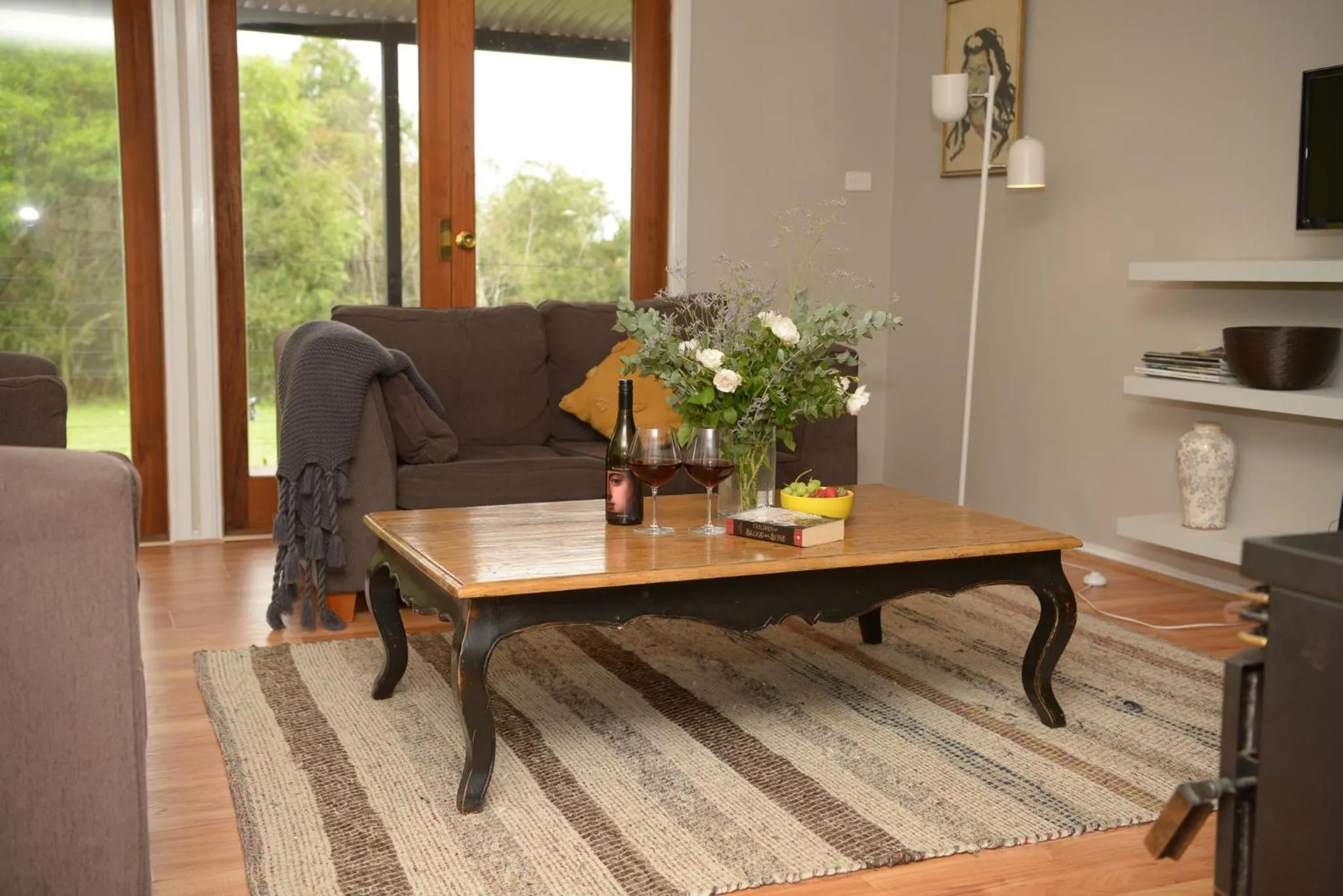 Living room in Borrodell Vineyard